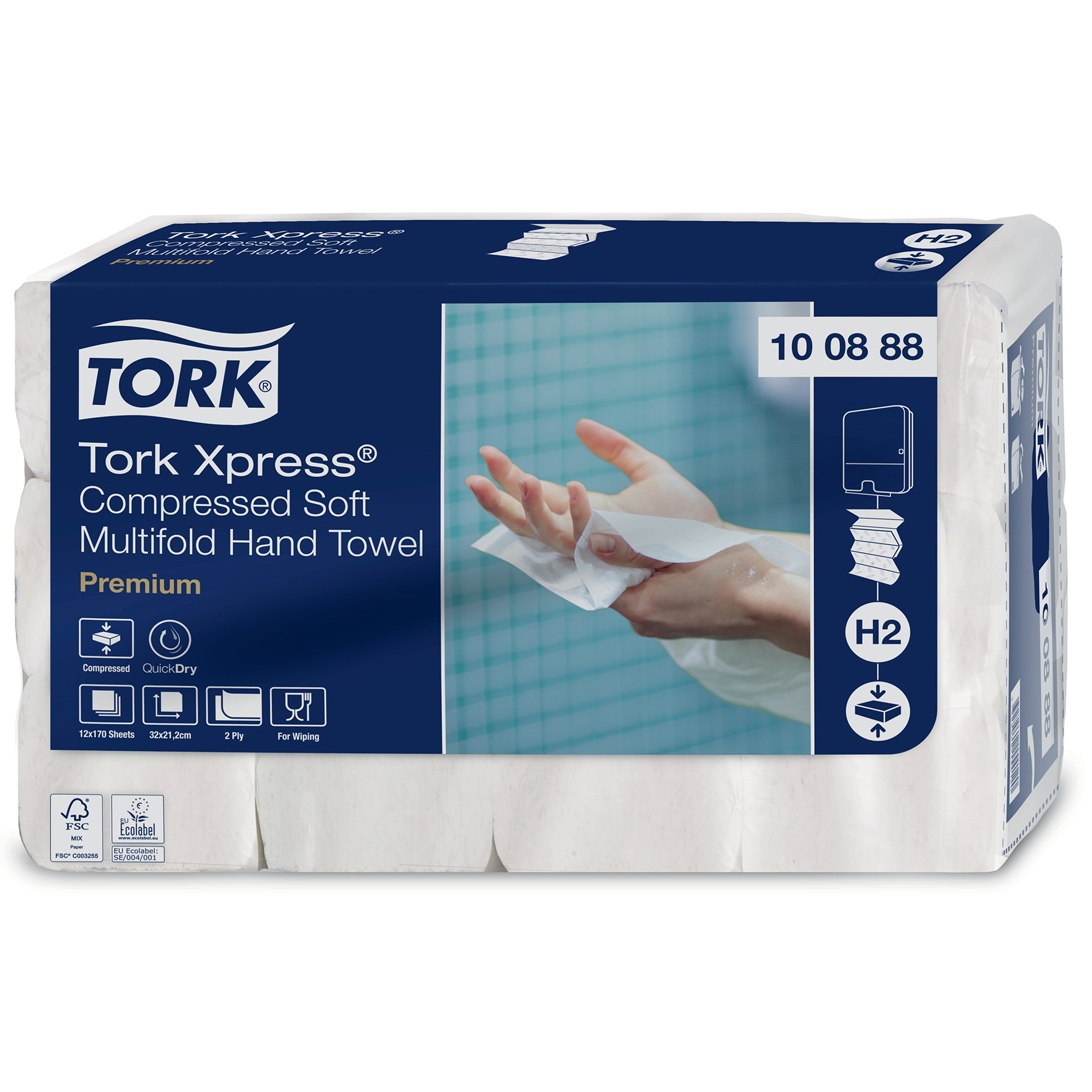 [8565686] Handduk H2 M Pre kompr 2040/tr