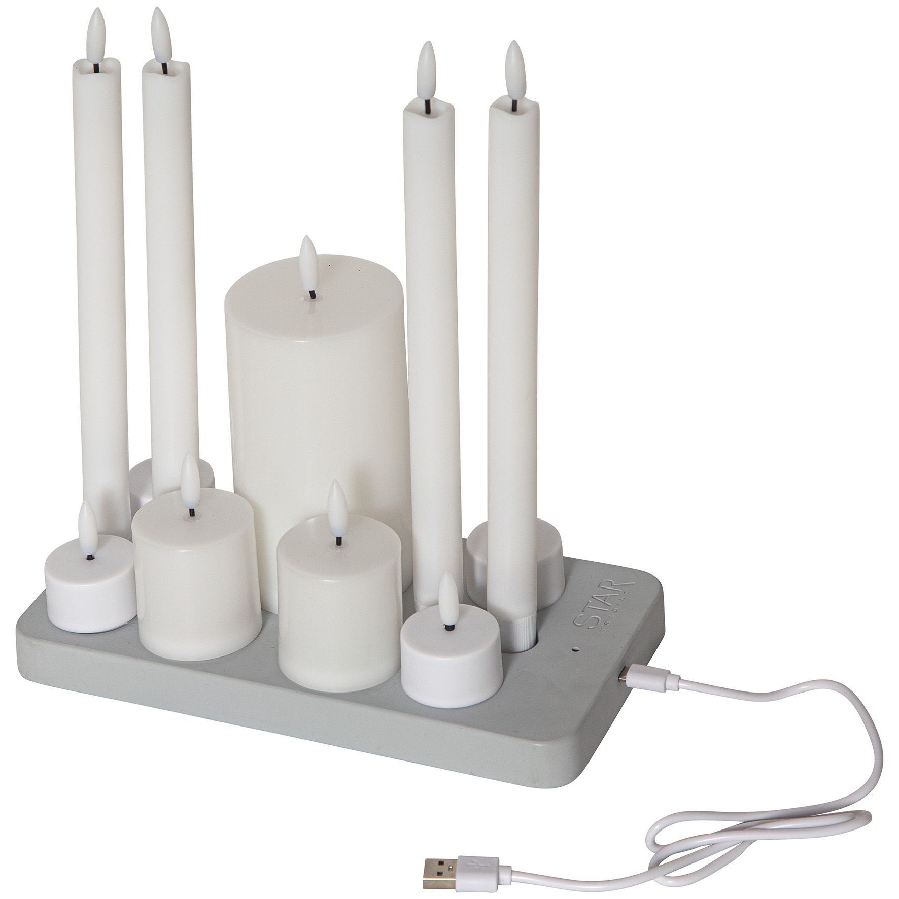 [8565280] Ljus LED Flamme Charge Mix