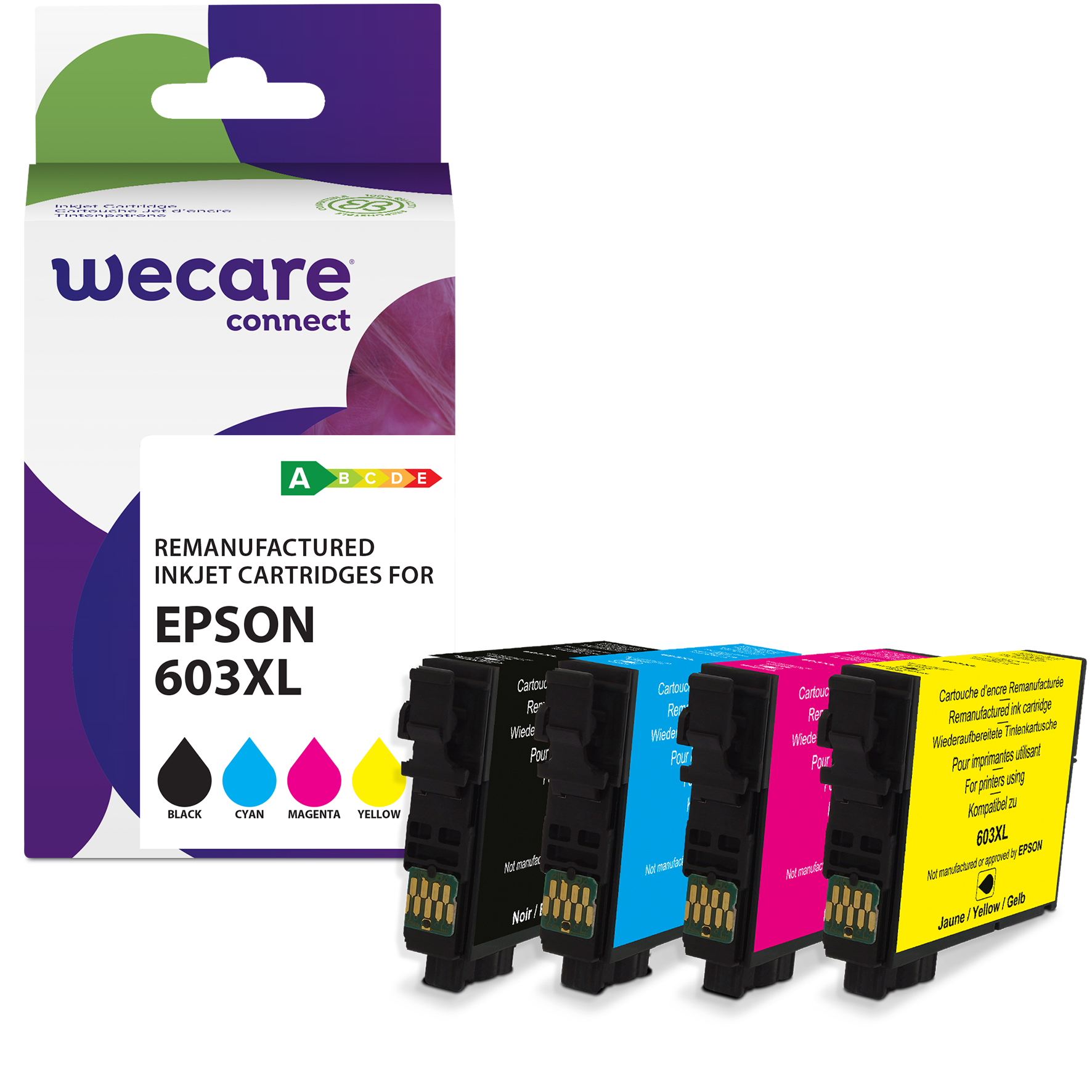 [8565695] Bläck Wecare 603XL CMYK 4/fp