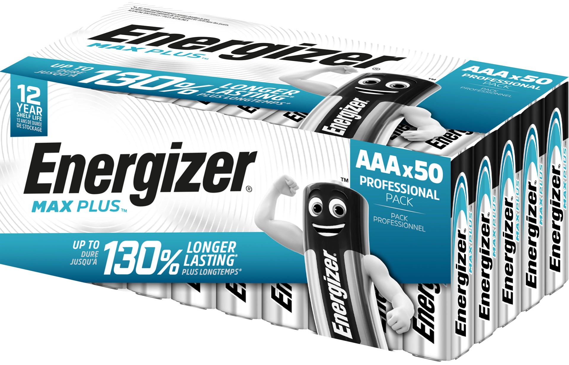 [8565198] Batteri Max Plus Alk AAA LR03 50-pack