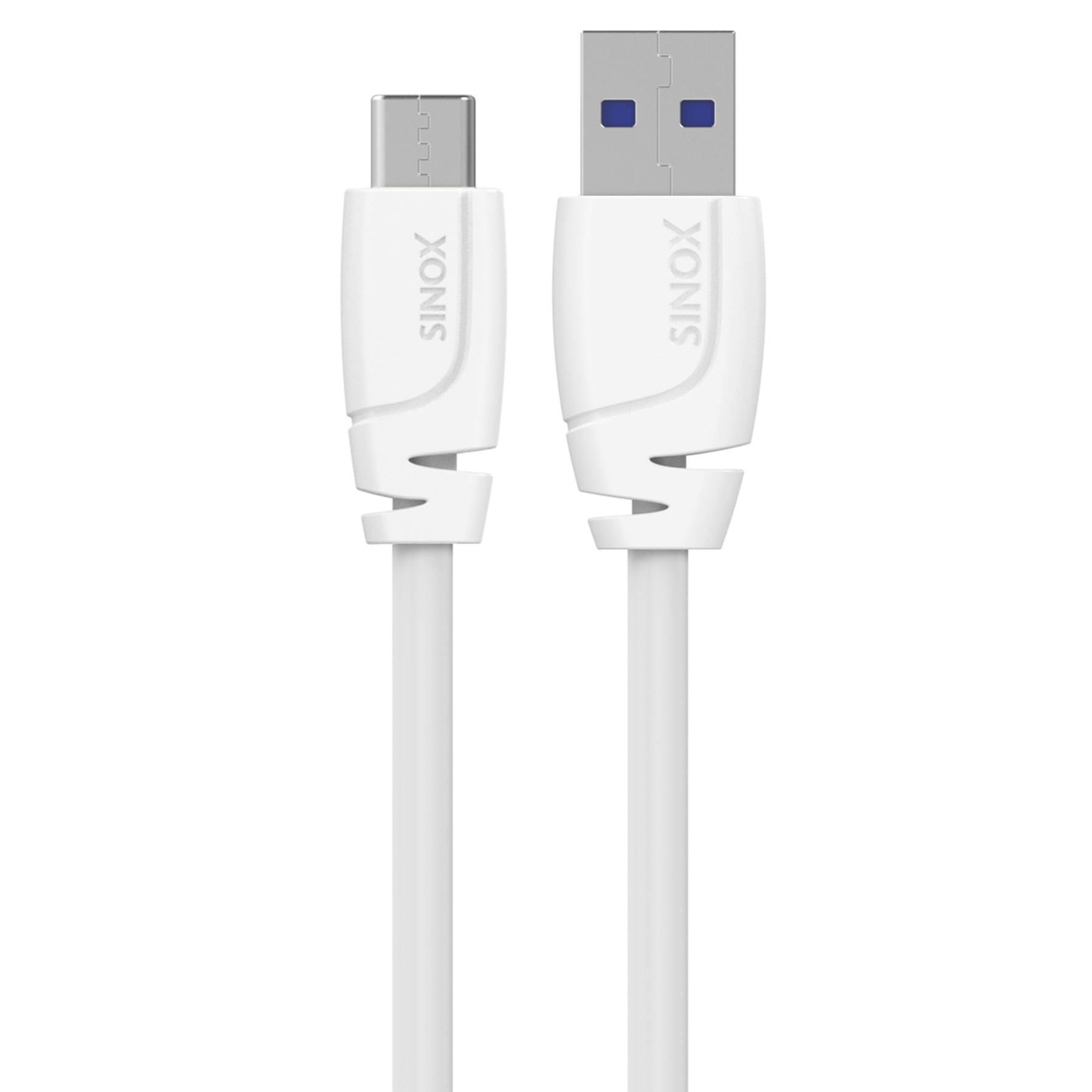 [8565254] USB-A - USB-C kabel 2m vit