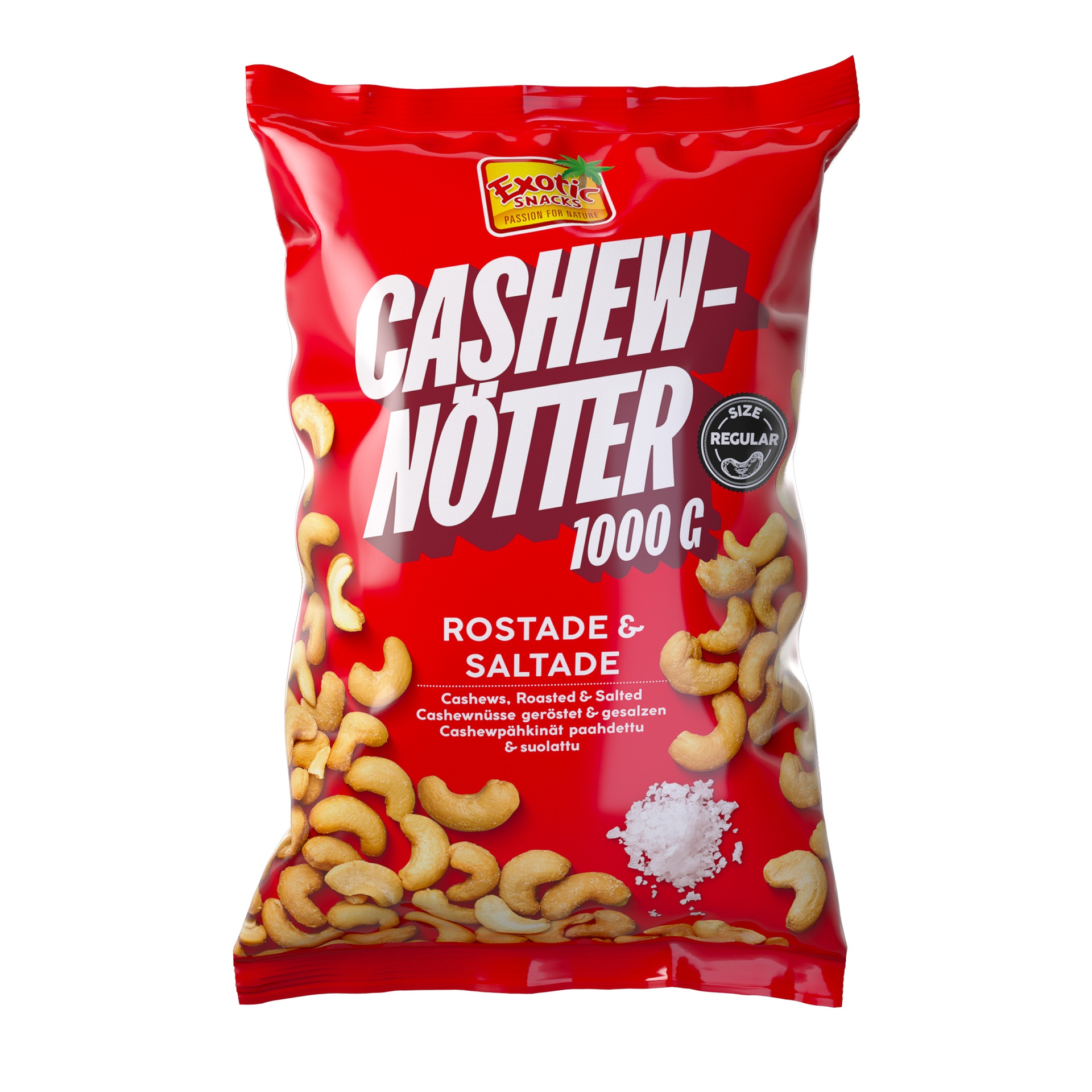 [8563075] Cashew Rostad och Saltad 1kg
