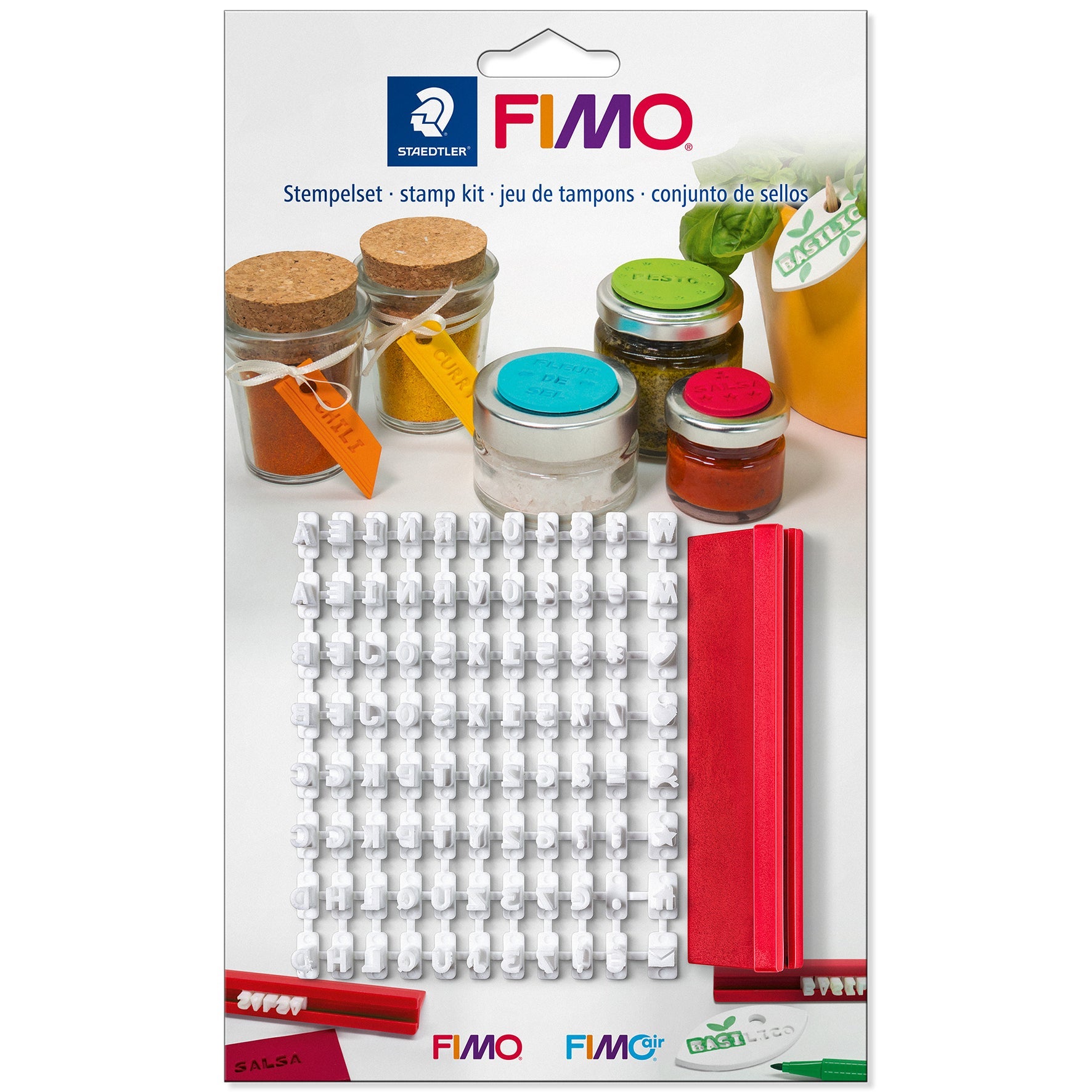 [8310375] Stämpelkit FIMO A-Z 0-9