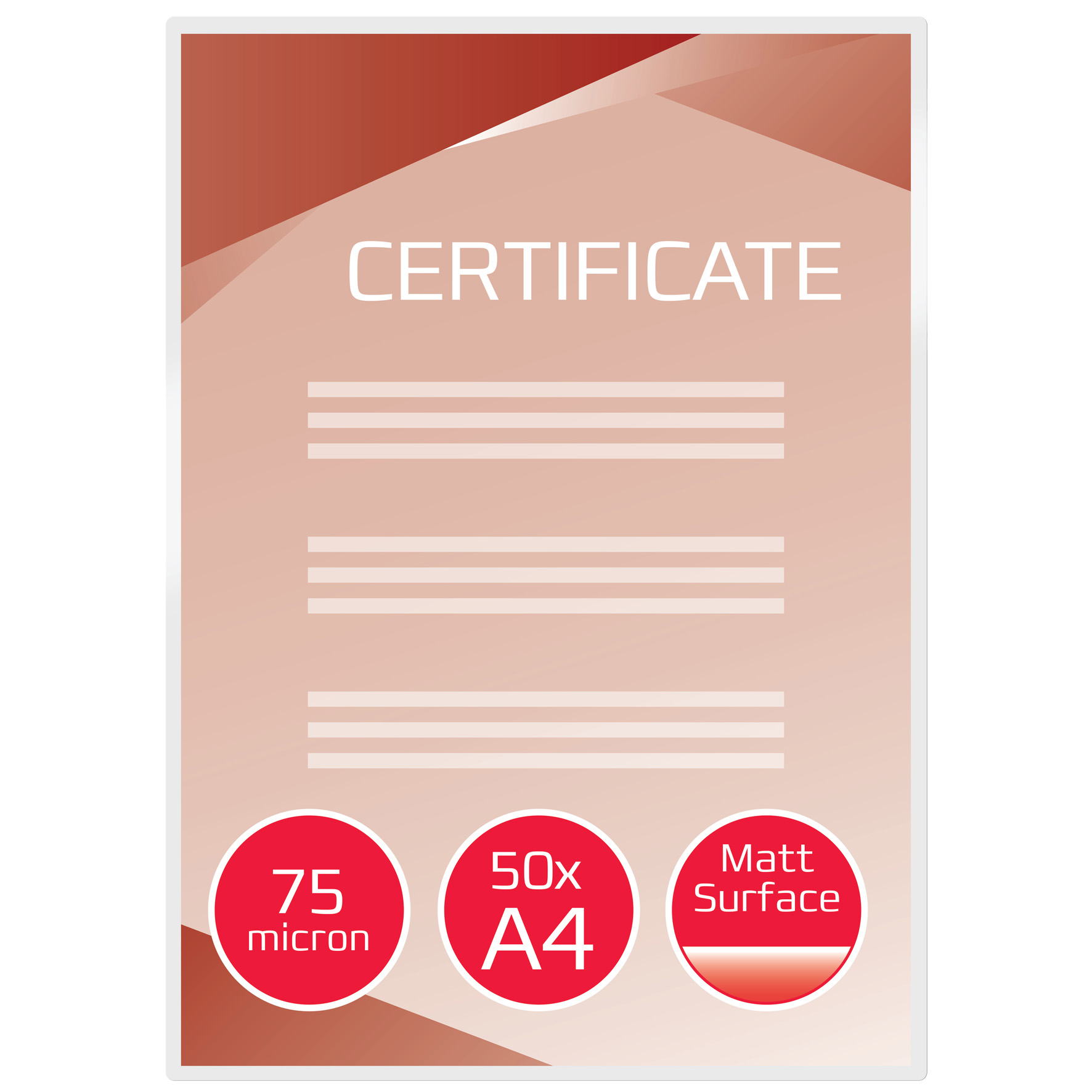 [8566540] Laminat A4 75mic matt 50/fp