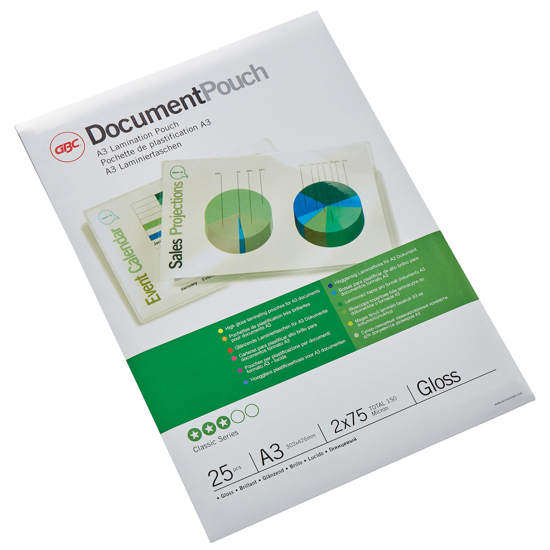 [8566533] Laminat A3 75mic 25/fp