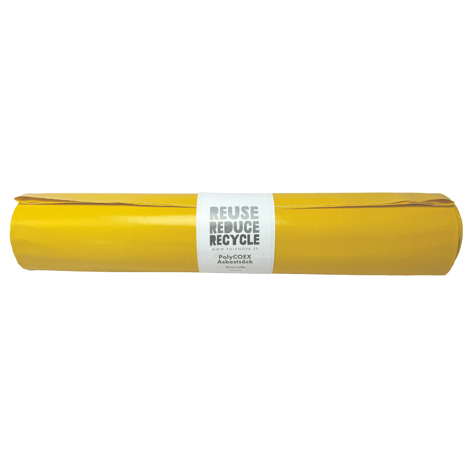 [8566572] Asbestsäck PolyCOEX 240 liter 870x1300 mm Gul/Vit 7x10 st