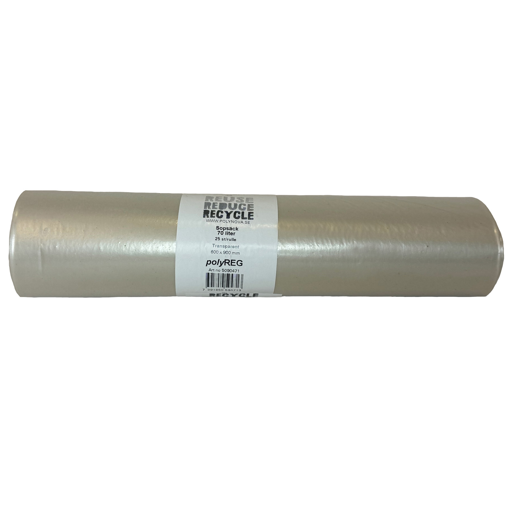 [8566568] Sopsäck PolyREG 70L transp30my