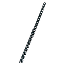 [E4028177] PLASTSPIRAL A4 21-RING 12MM SVART 100st/fp