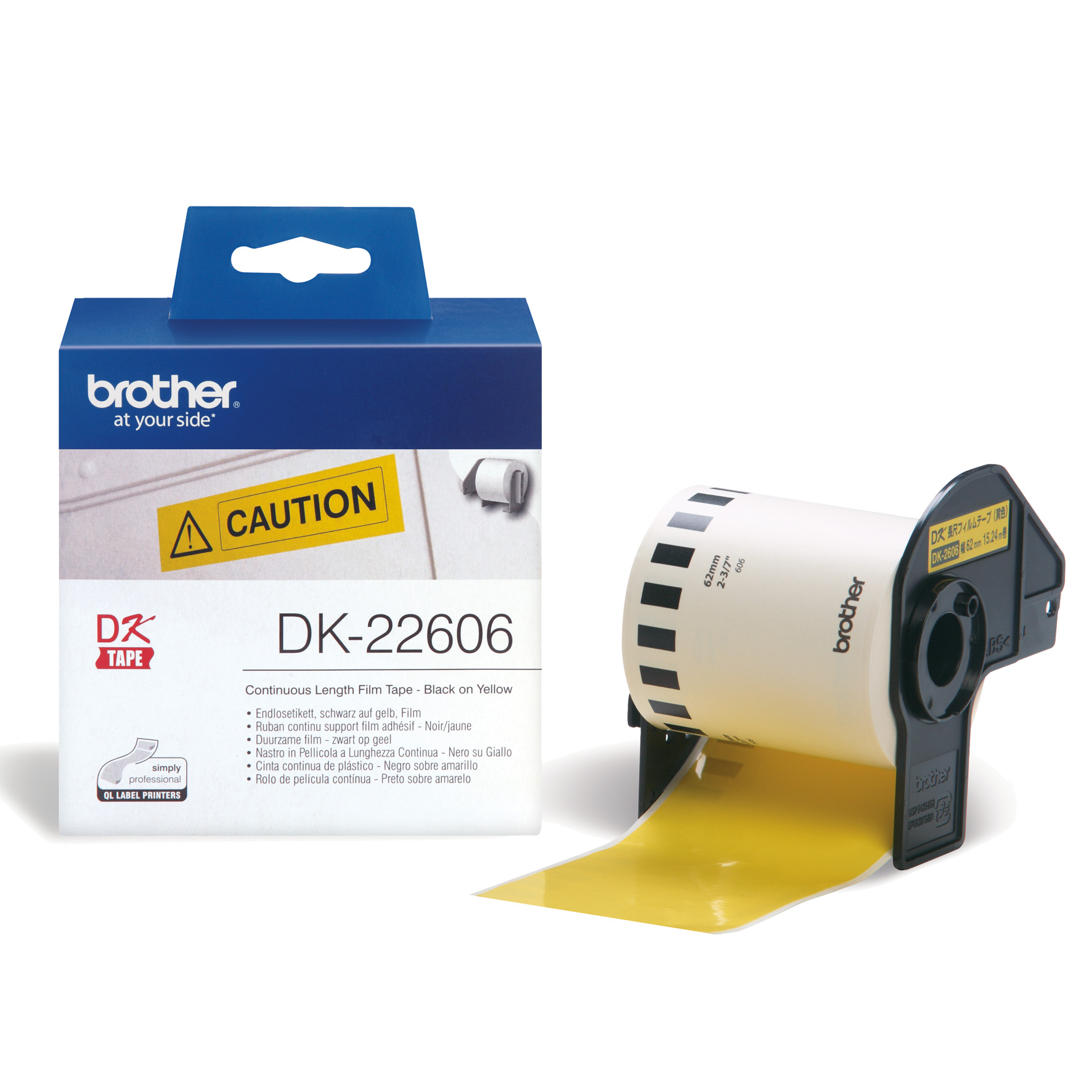 [5566811] Transportetik. 62mmx15,24m Gul