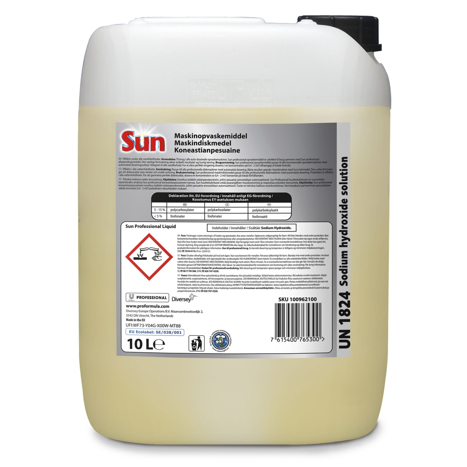 [8562540] Maskindiskmedel Sun Pro 10L