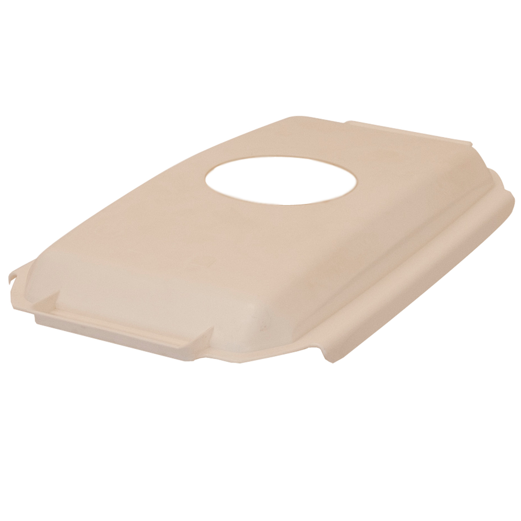 [8566775] Lock t kärl 60L vit m runt hål