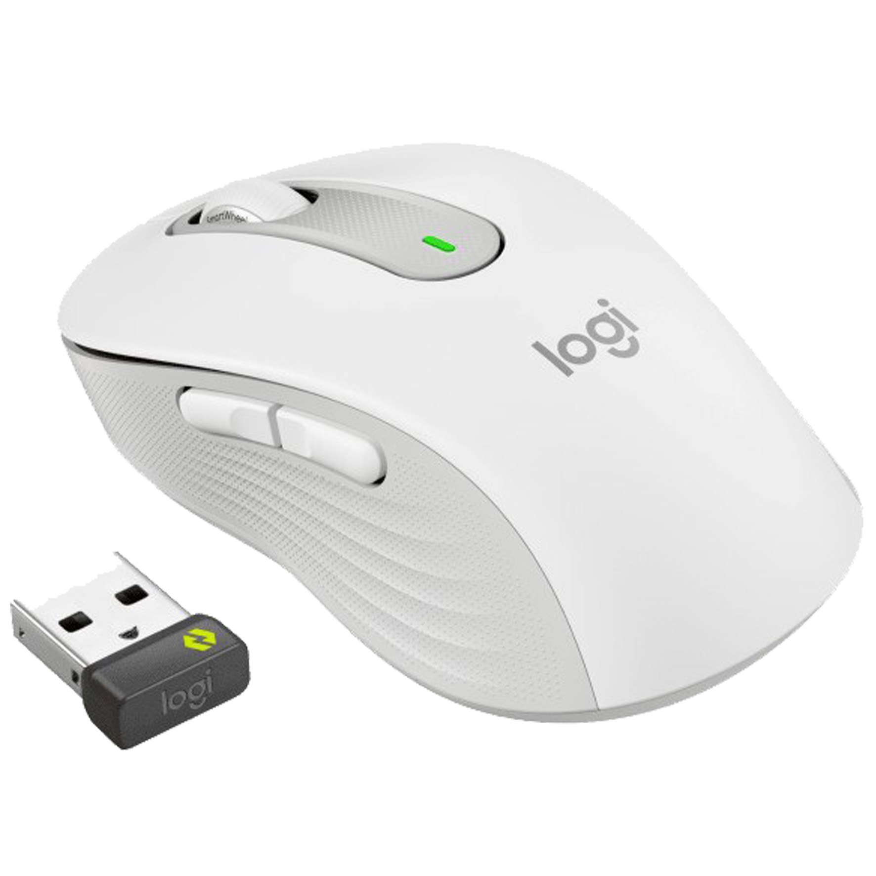 [8566706] Mus Sign. M650 L trådlös vit