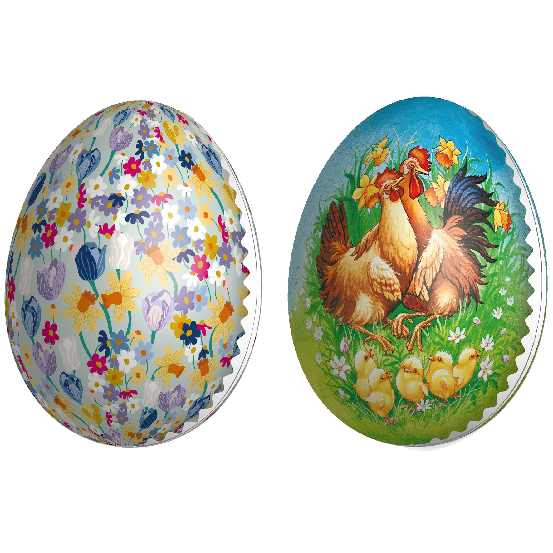 [8566516] Påskägg 23cm 2 sort FSC Recycl