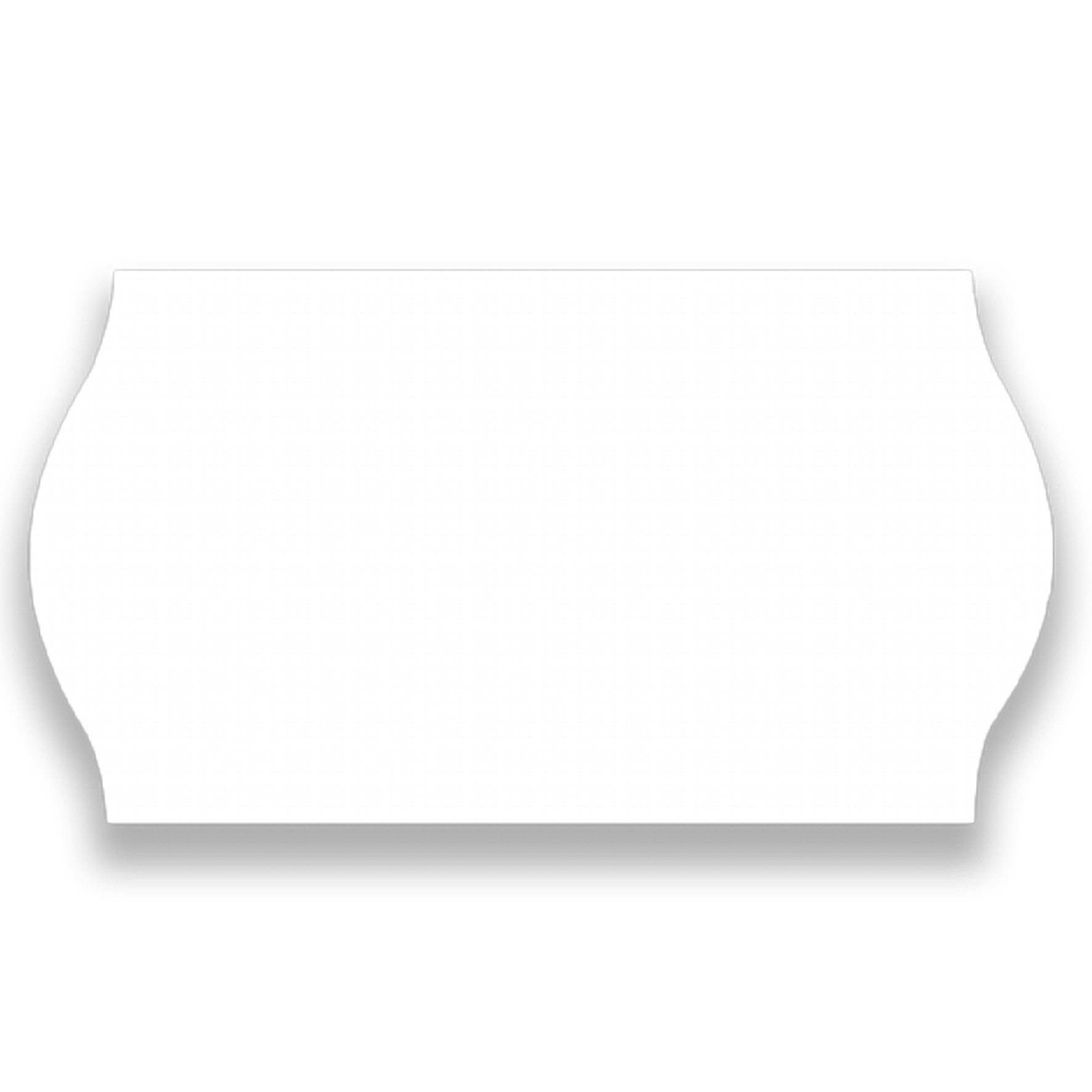 [8566874] Prisetikett 26x16mm G2 vit