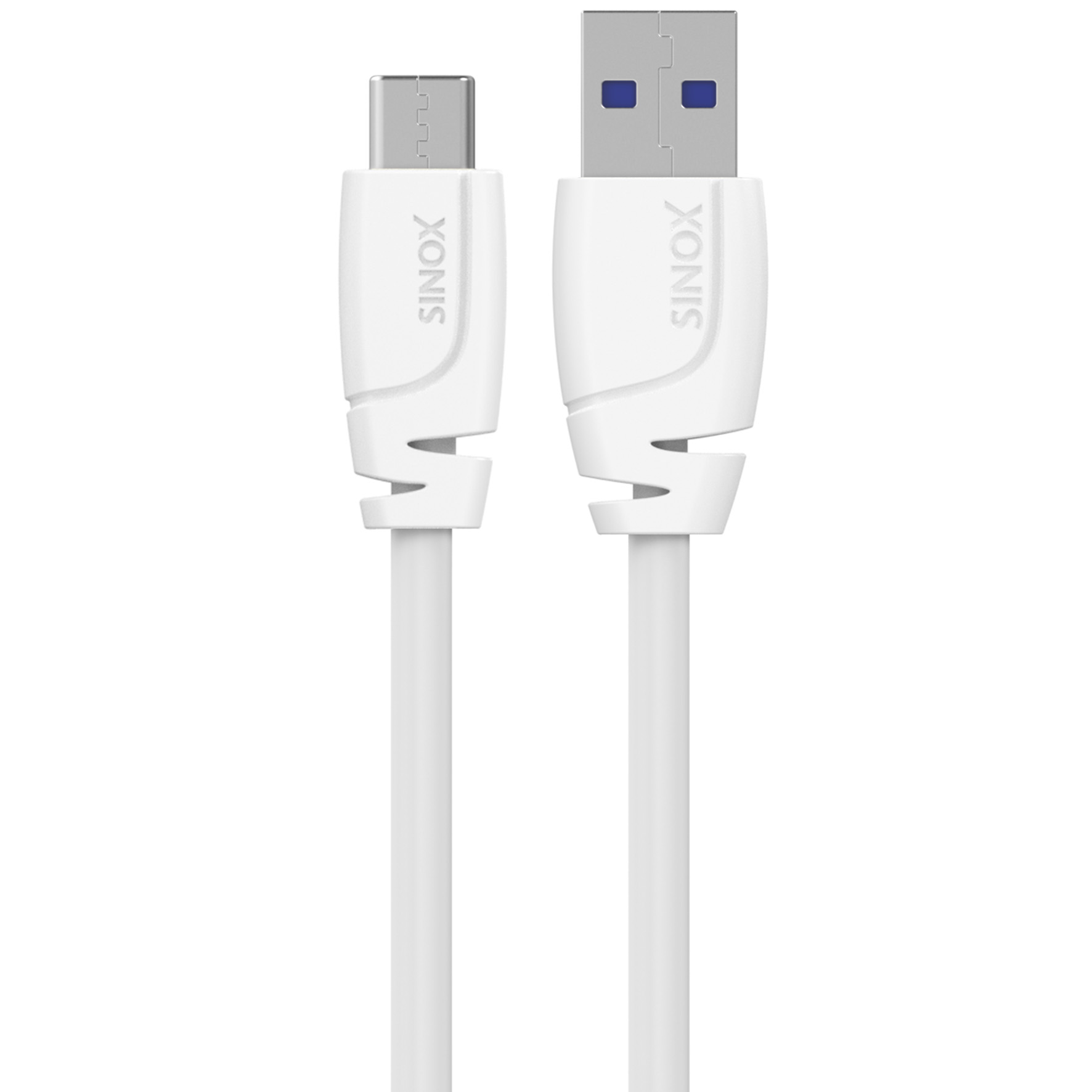 [8565253] USB-A - USB-C kabel 1m vit
