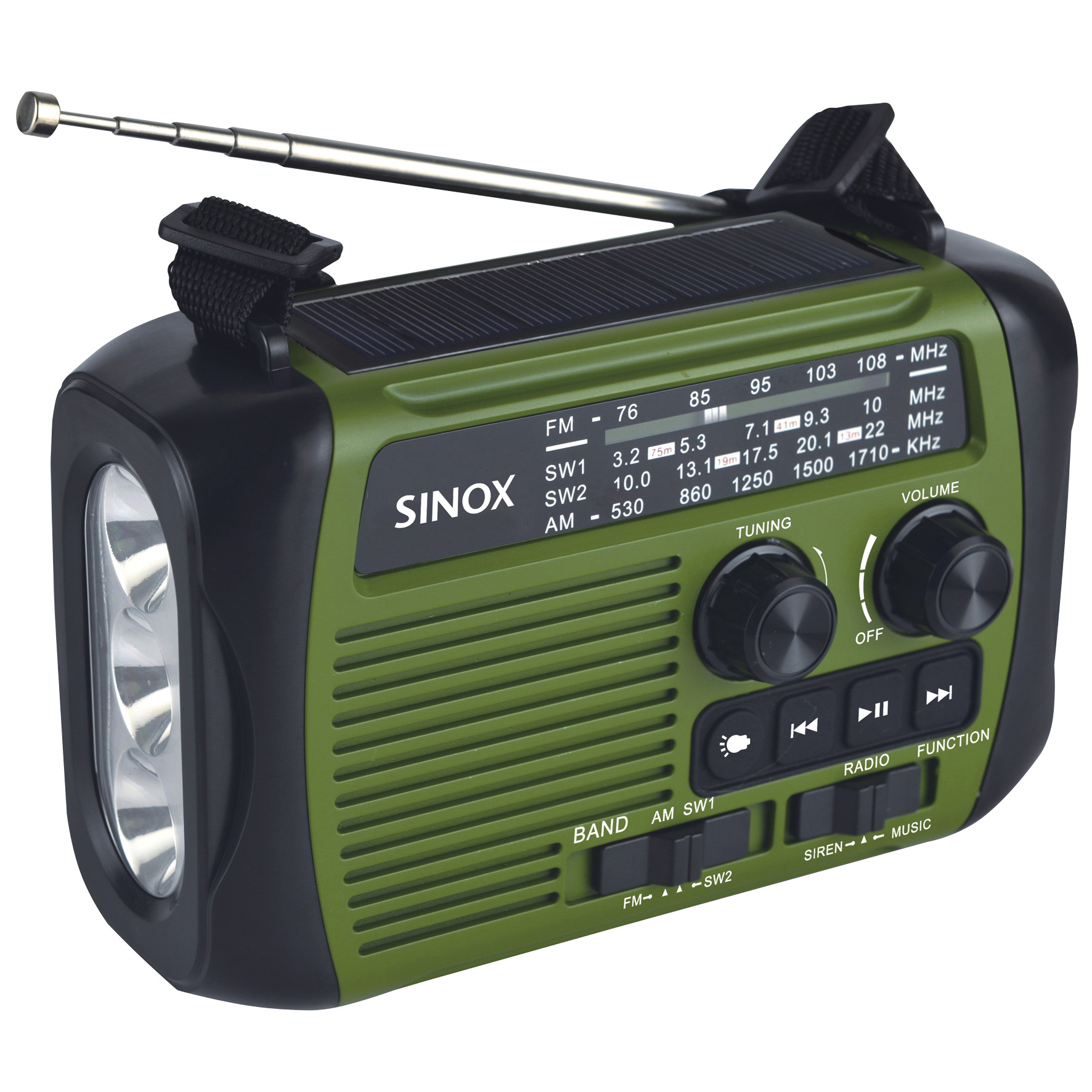 [8567094] Nödradio Dynamo och Solcell