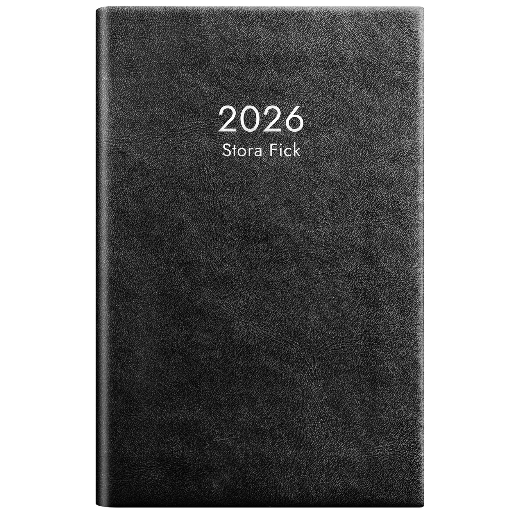 [61114626] Stora Fick 2026 svart konstläd