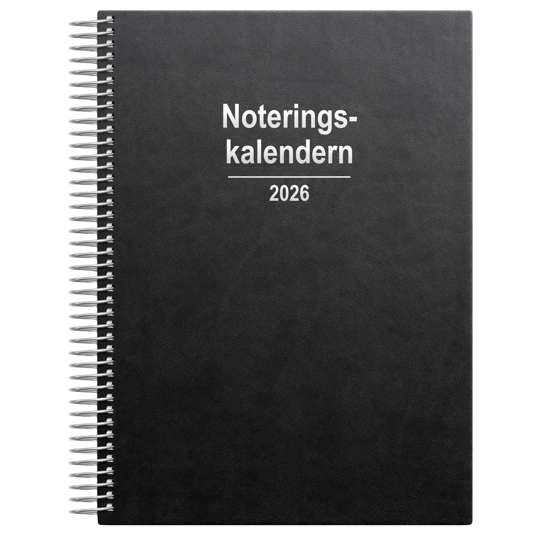 [61123026] Noteringskalendern 2026 svart