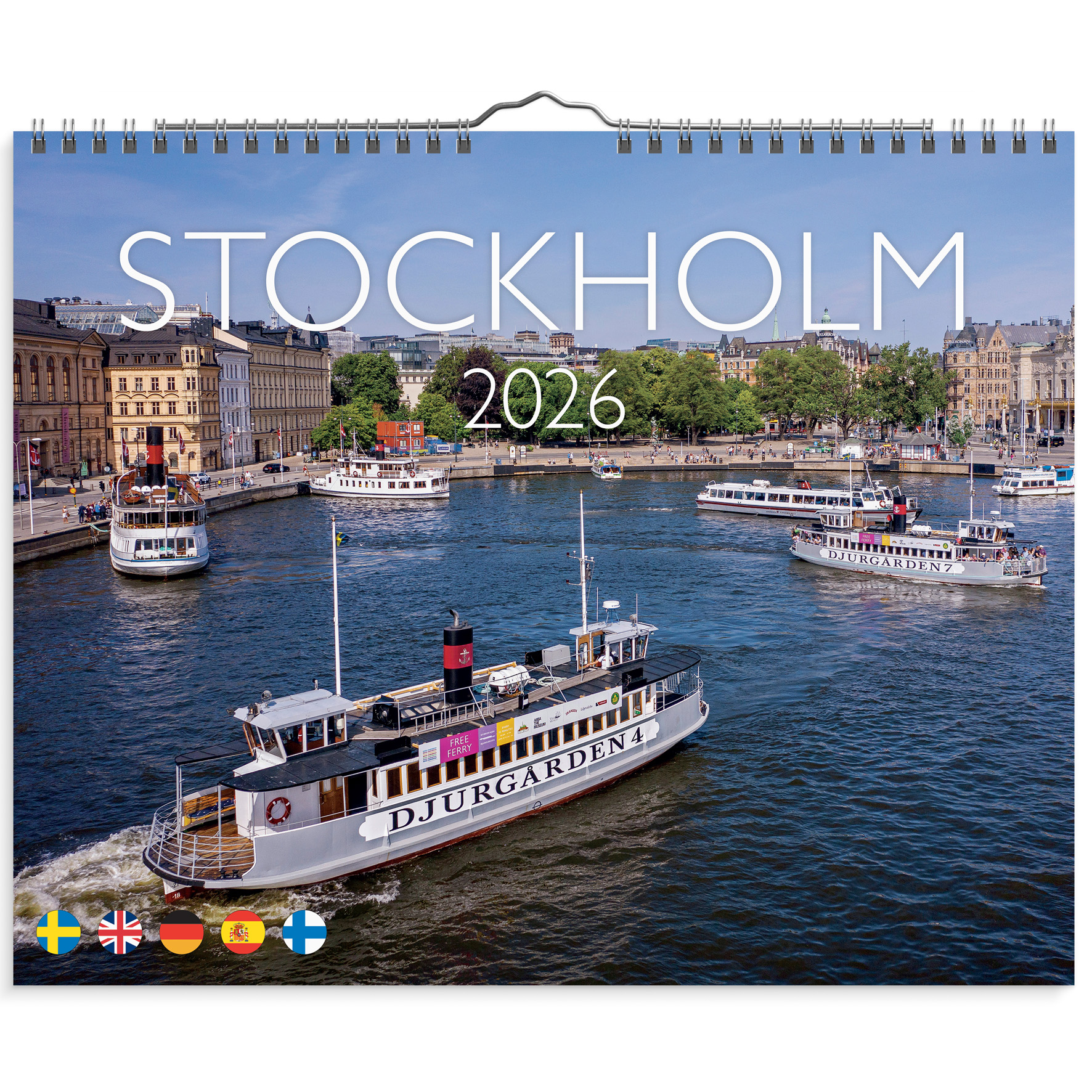 [61172926] Väggkalender 2026 Stockholm