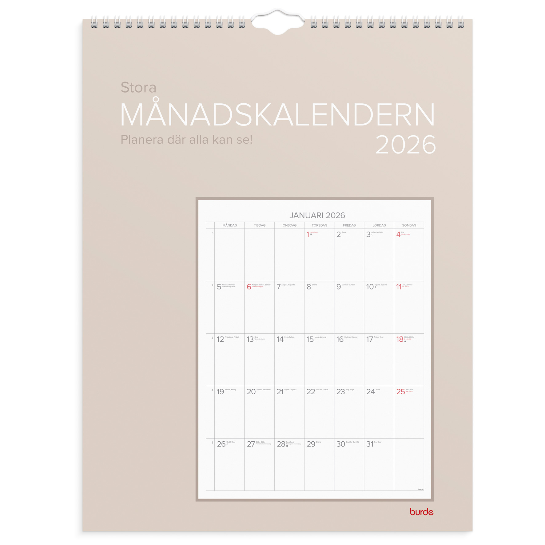 [61172626] Stora Månadskalendern 2026