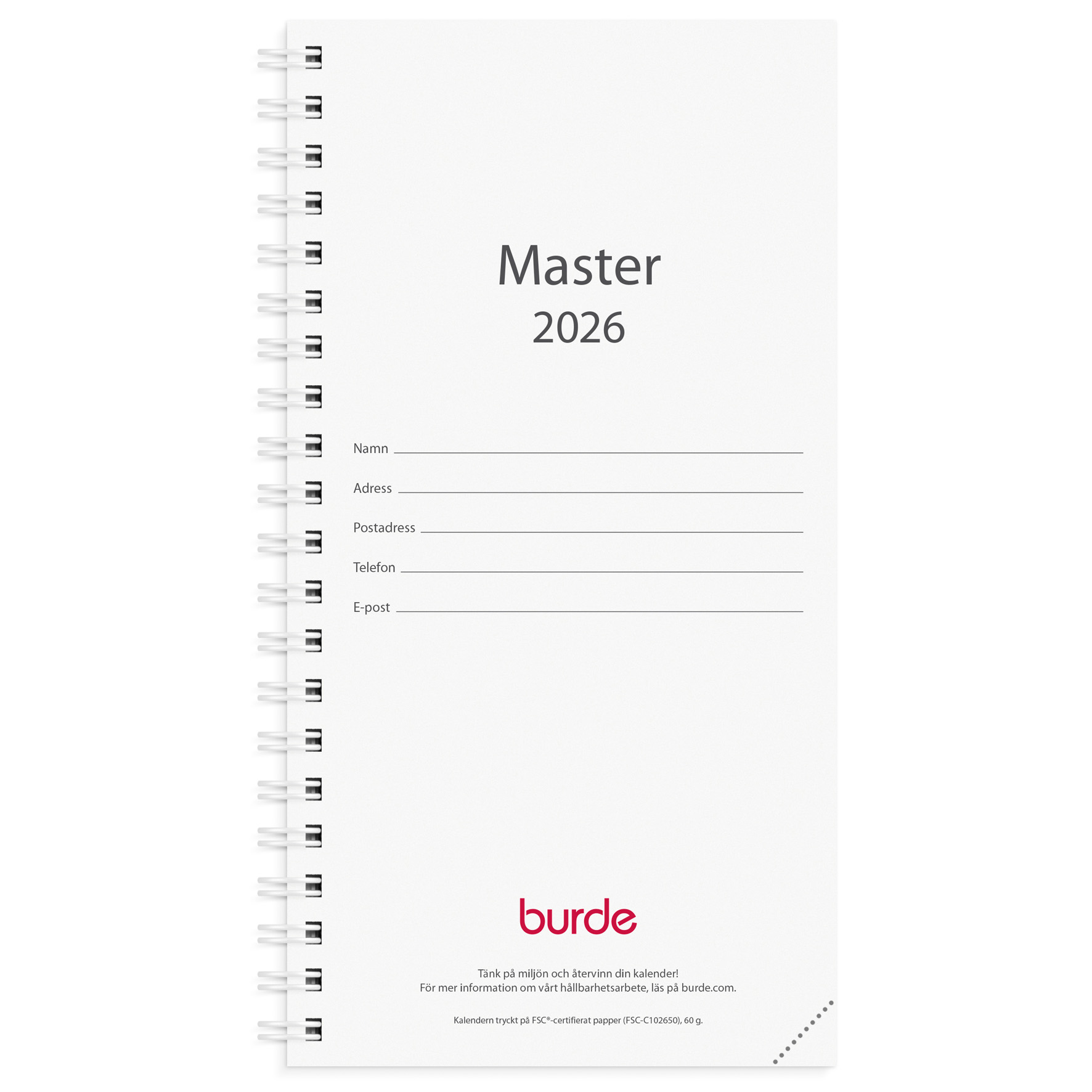 [61366026] Kalender 2026 Master refill