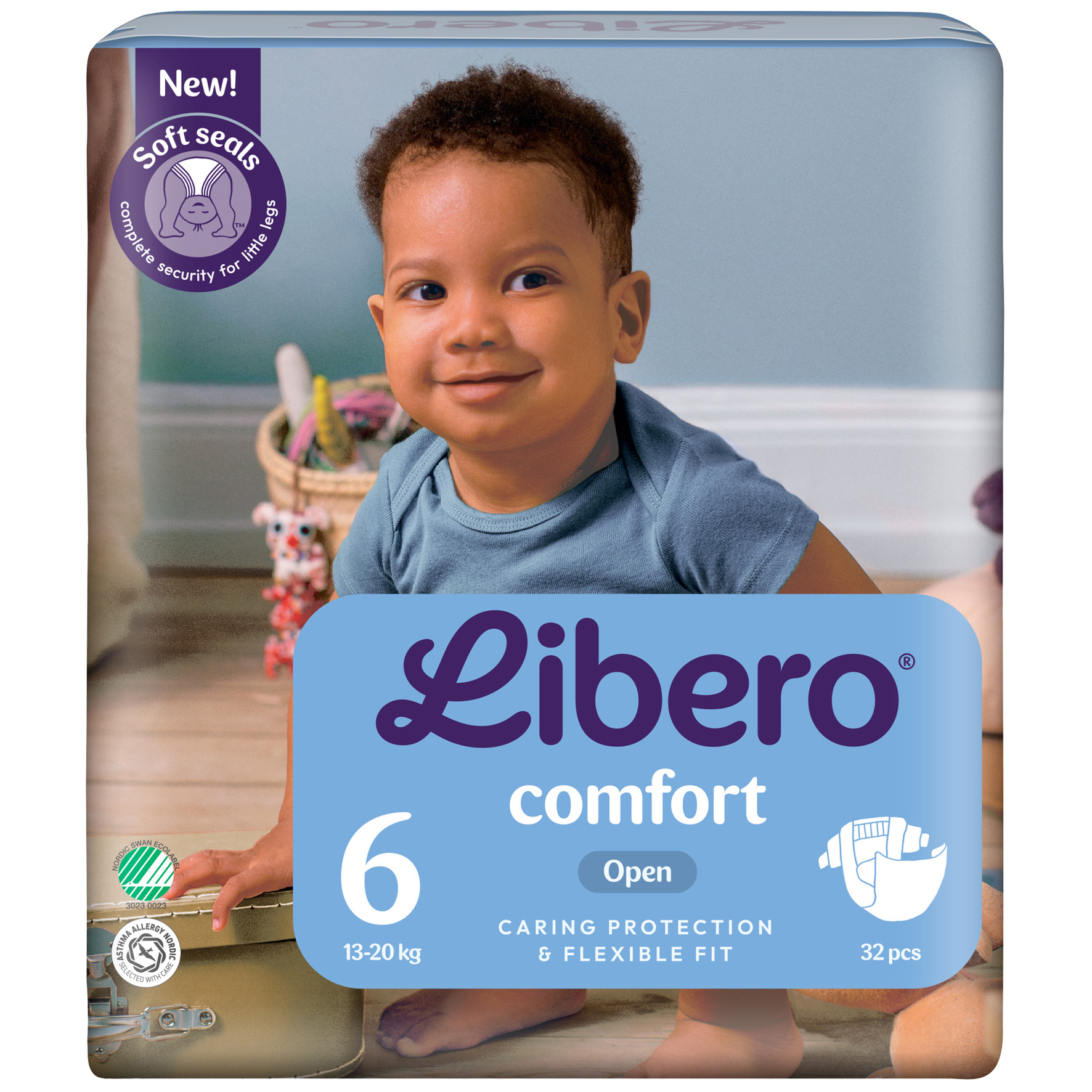 [8567266] Blöjor Comfort 6, 13-20kg 32/f