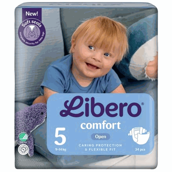 [8567264] Blöjor Libero Comfort 5, 9–14 kg 34-pack