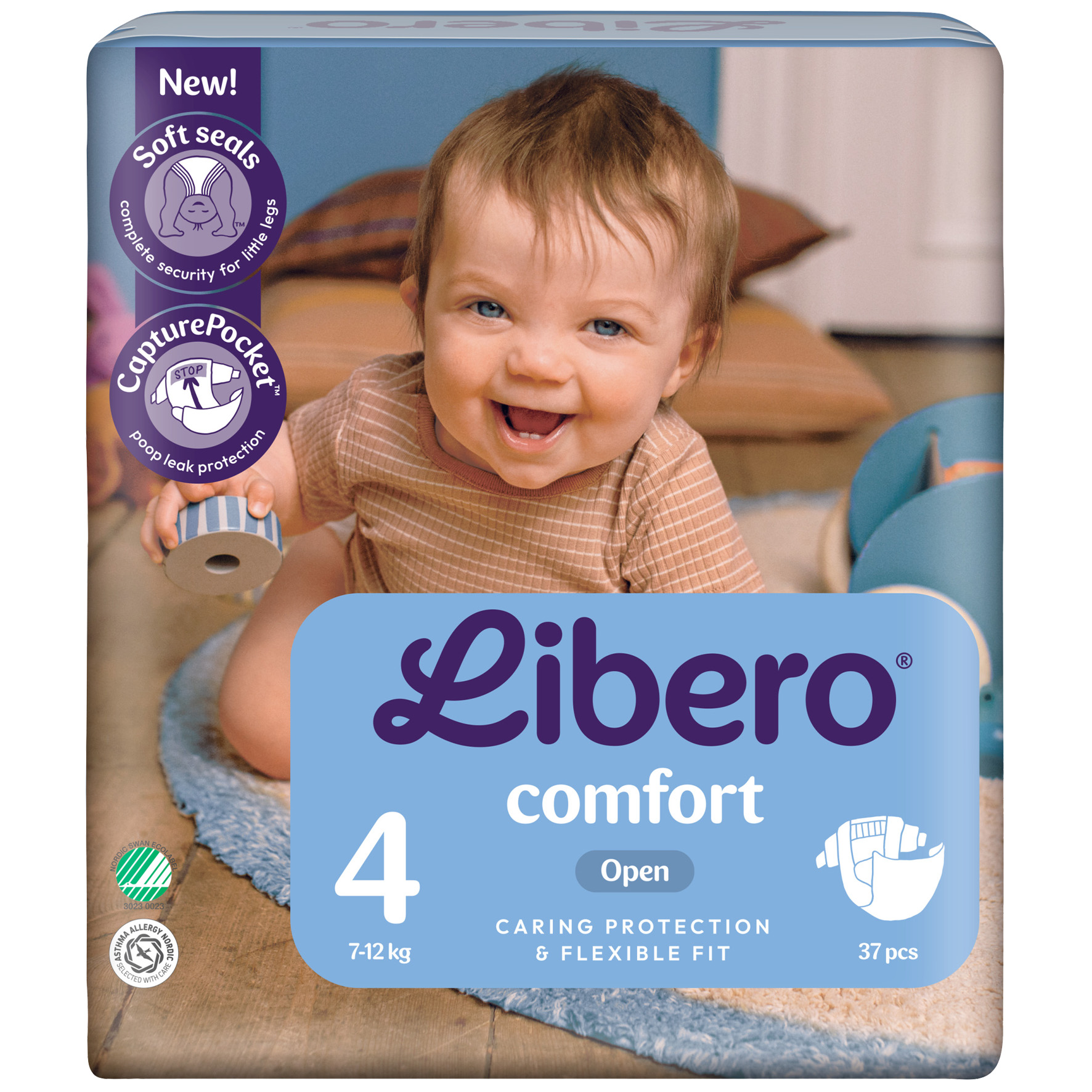 [8567265] Blöjor Comfort 4, 7-12kg 37/fp