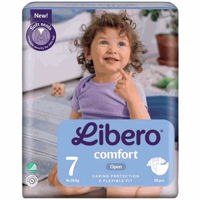 [8567268] Blöjor Libero Comfort 7, 16–26 kg 28-pack