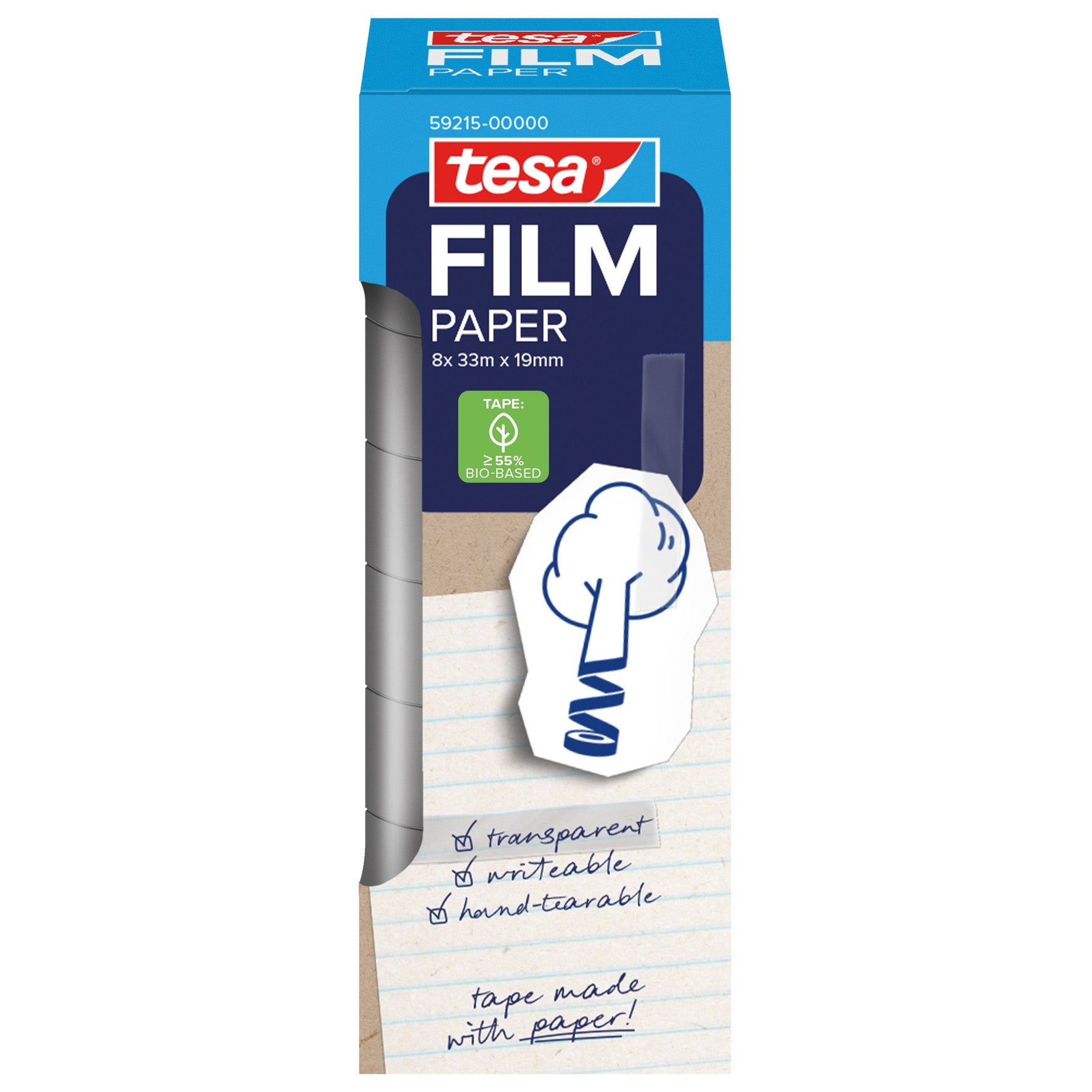 [2346156] Tejp Film Papper 19mmx33m 8/fp