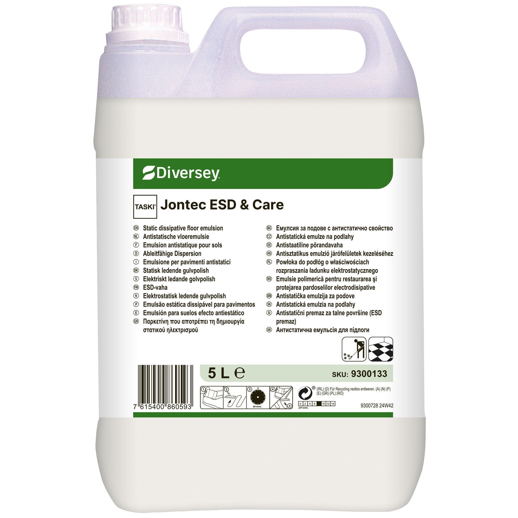 [8567262] Golvpolish Jontec ESD & Care 5 liter