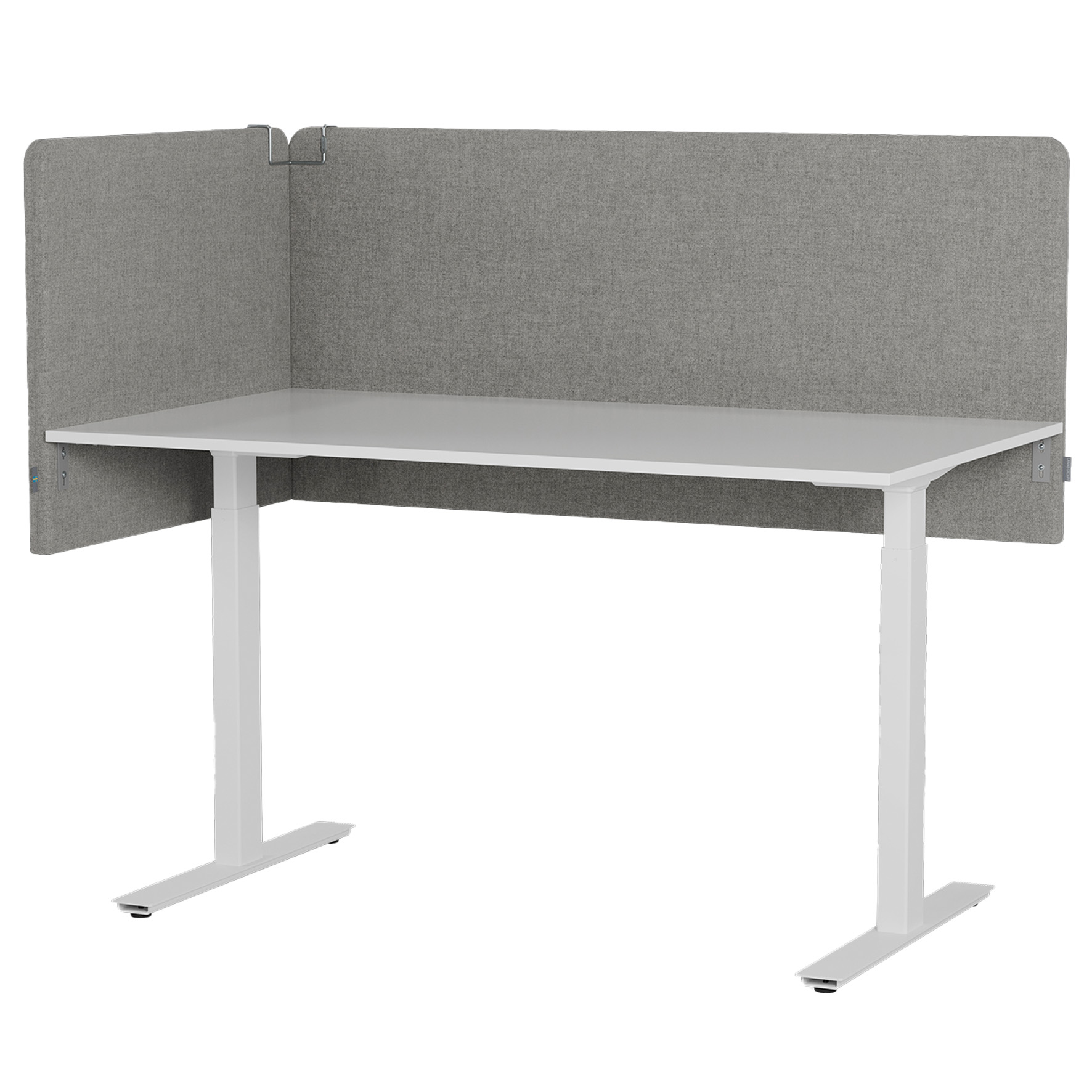 [8566798] Bordsskärm Selma 800x650 grå