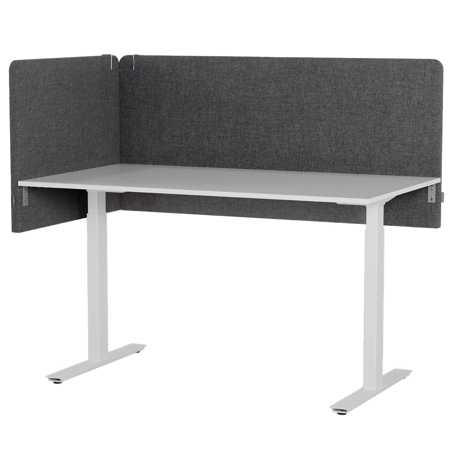 [8566799] Bordsskärm Selma 800 x 650 mm Mörkgrå