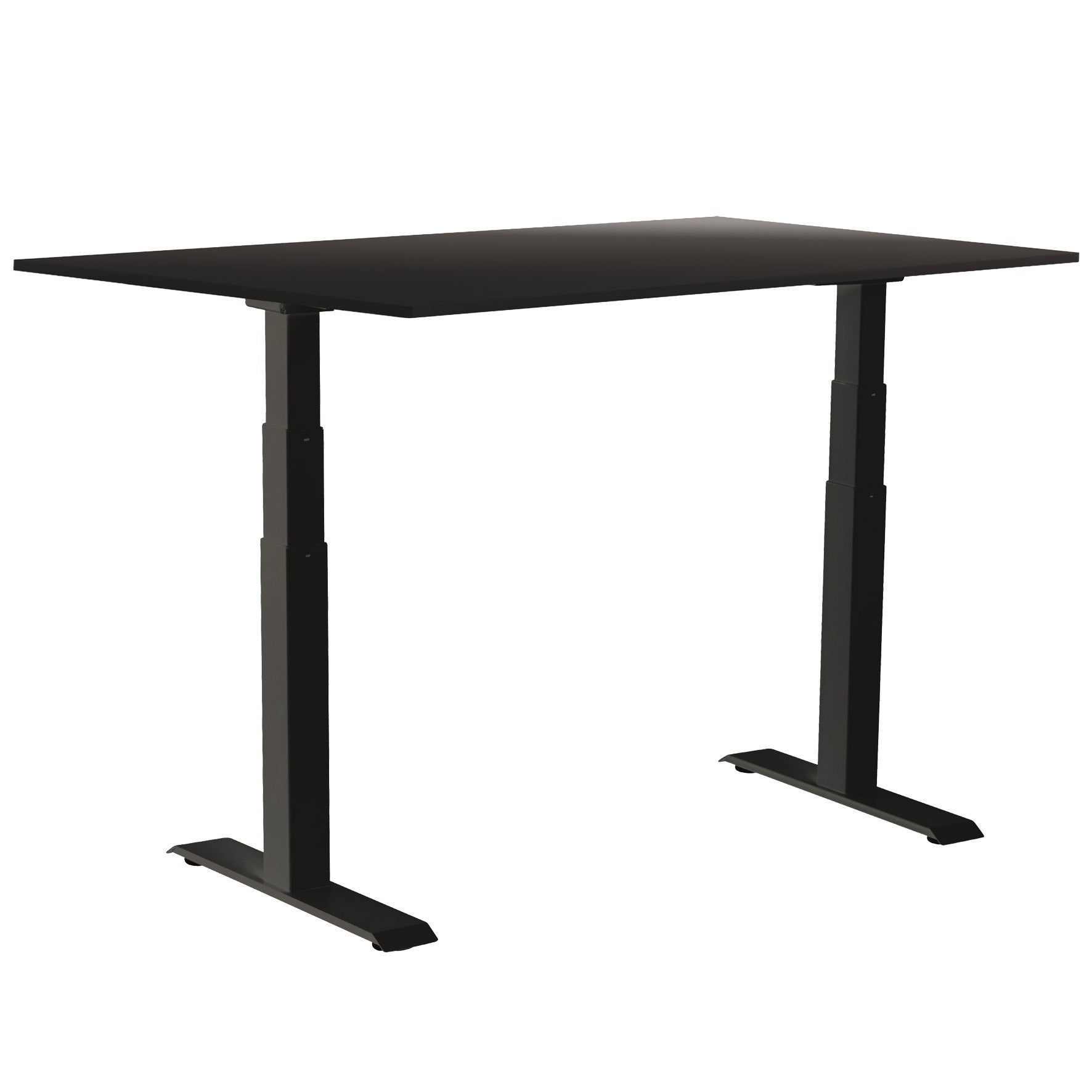[8567076] Skrivbord el Easydesk Adapt VI 140x80 cm svart