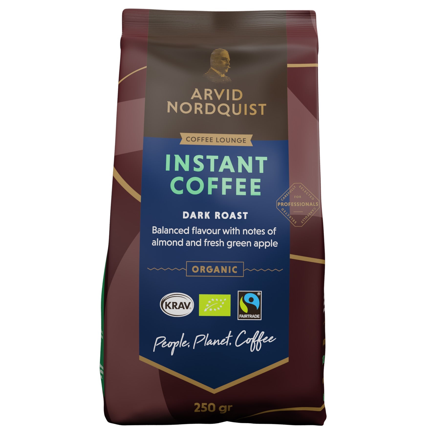 [8567310] Snabbkaffe Arvid Nordquist Organic Mörkrost 250 g