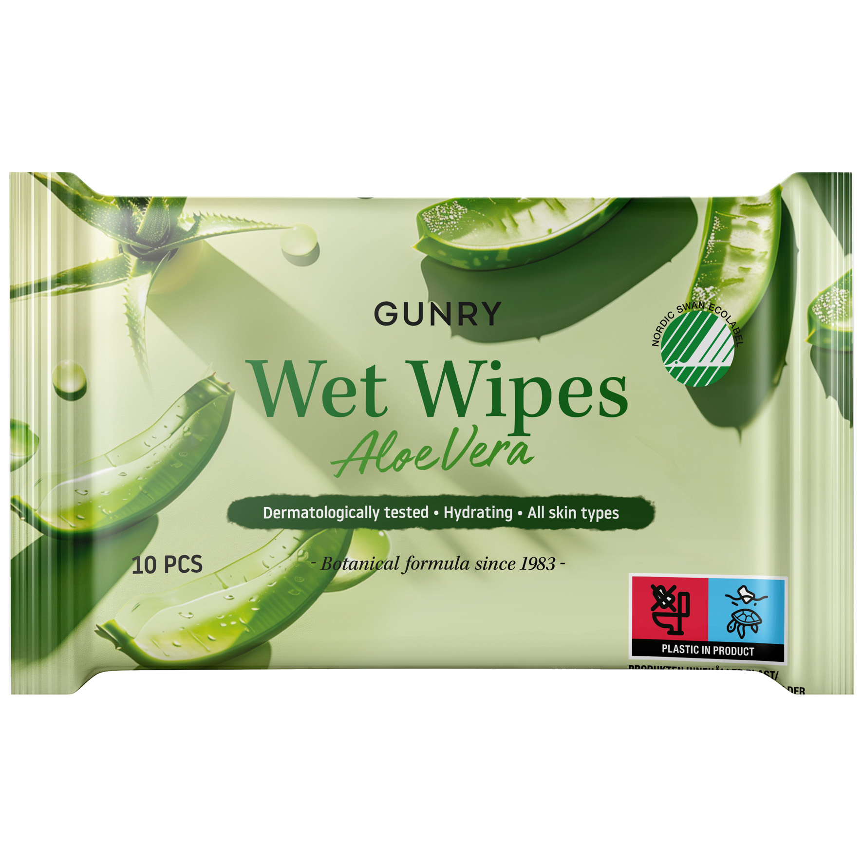 [8567174] Våtservetter Aloe Vera 10/fp