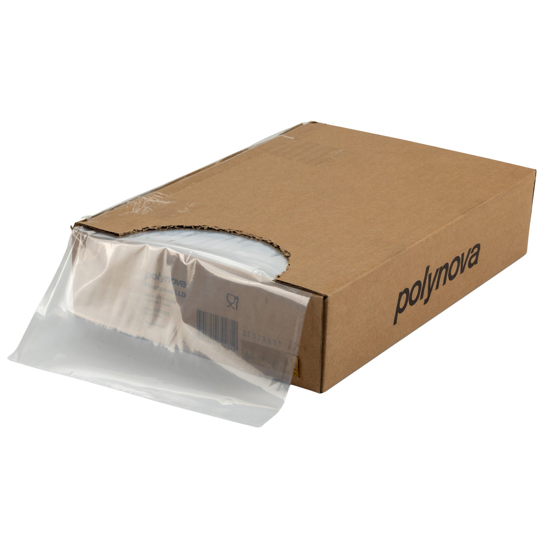 [8567474] Plastpåse LLDPE transparent 1000-pack
