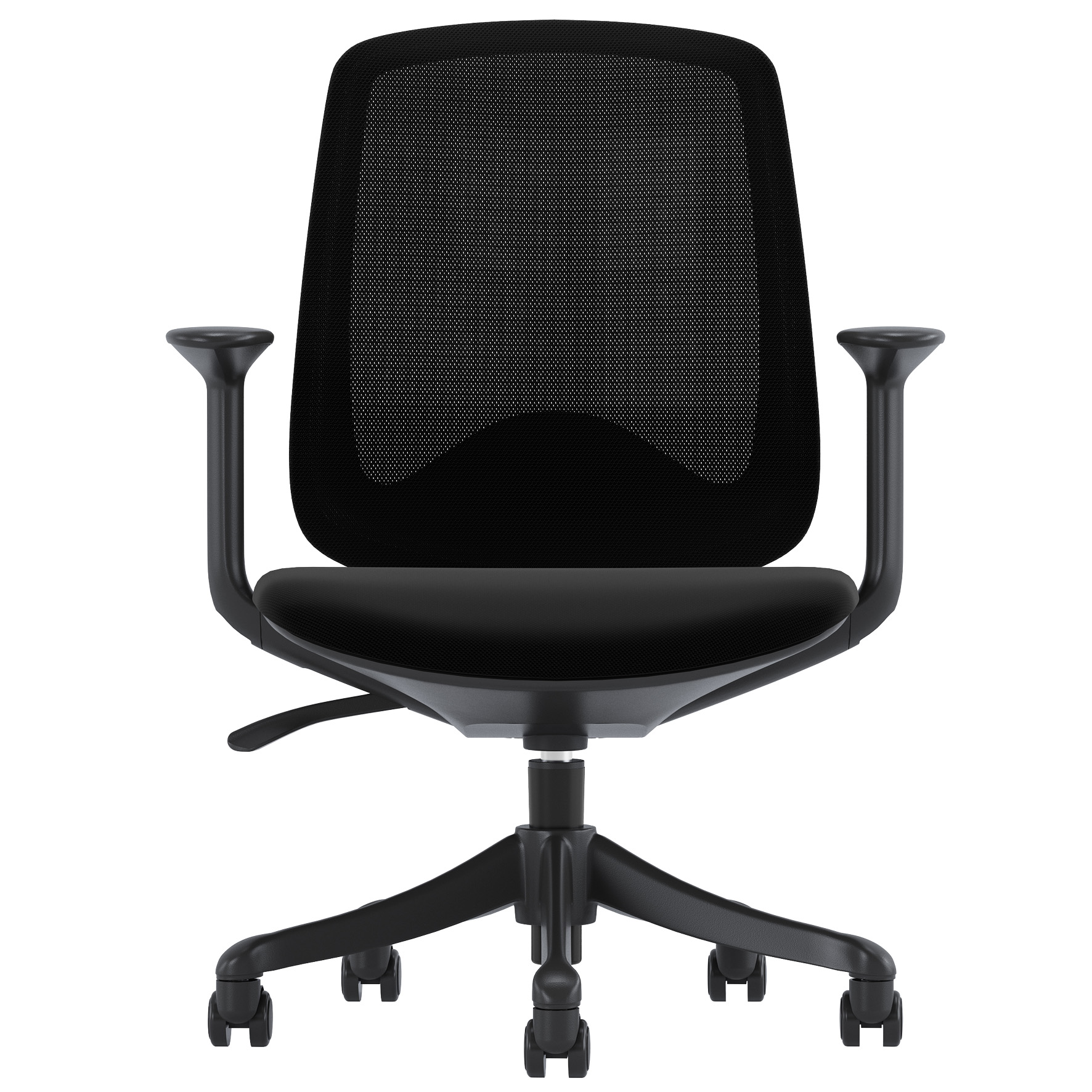 [8567355] Kontorsstol Caen, svart