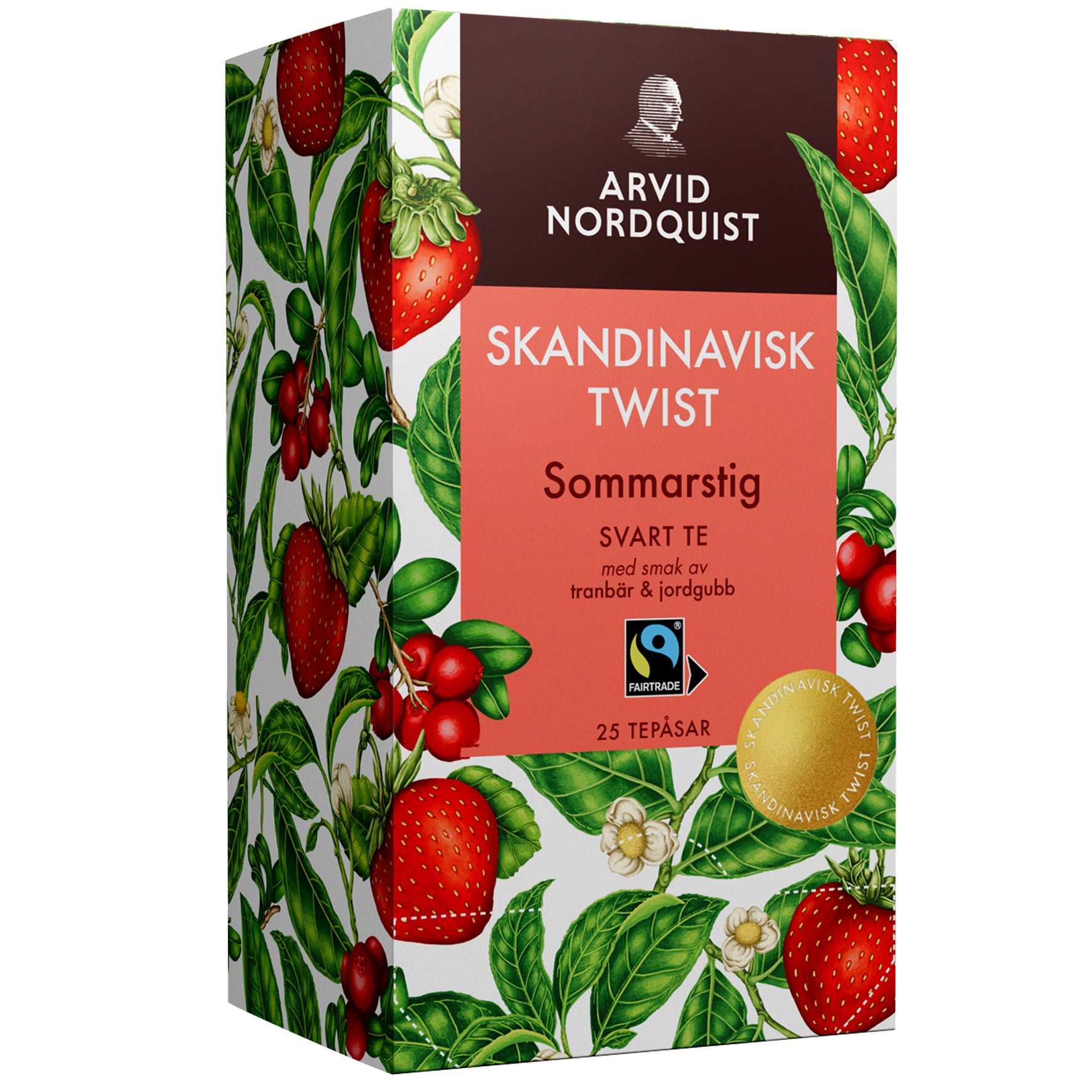 [8566981] Te Skandinavisk Twist Sommarstig svart te 25-pack