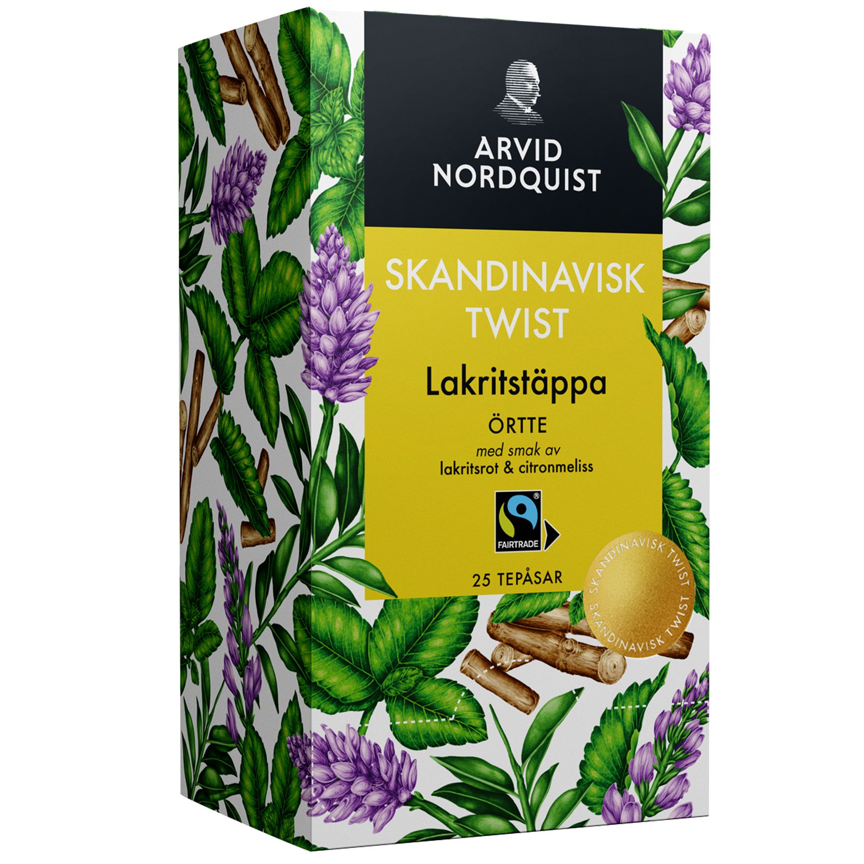 [8566982] Te Skandinavisk Twist Lakritstäppa örtte 25-pack