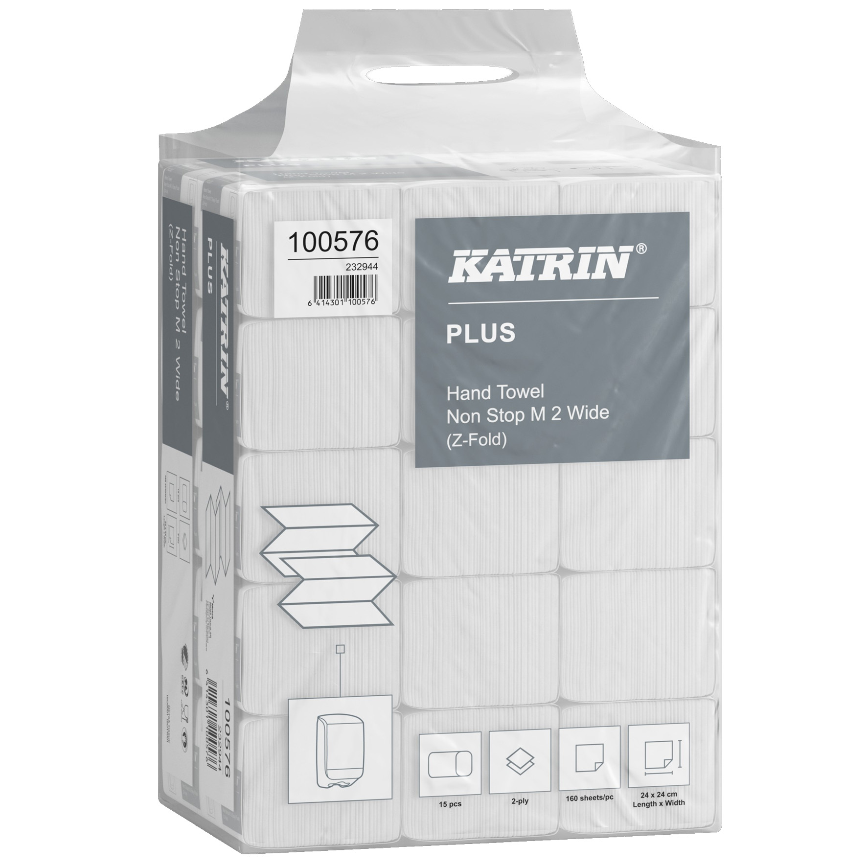 [8567385] Handduk Plus M2 Wide 2400/trp