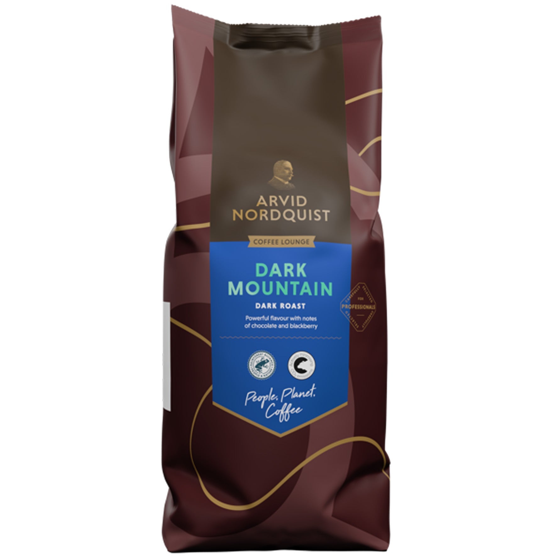 [8567501] Kaffebönor hela Dark Mountain 1 kg Arvid Nordquist