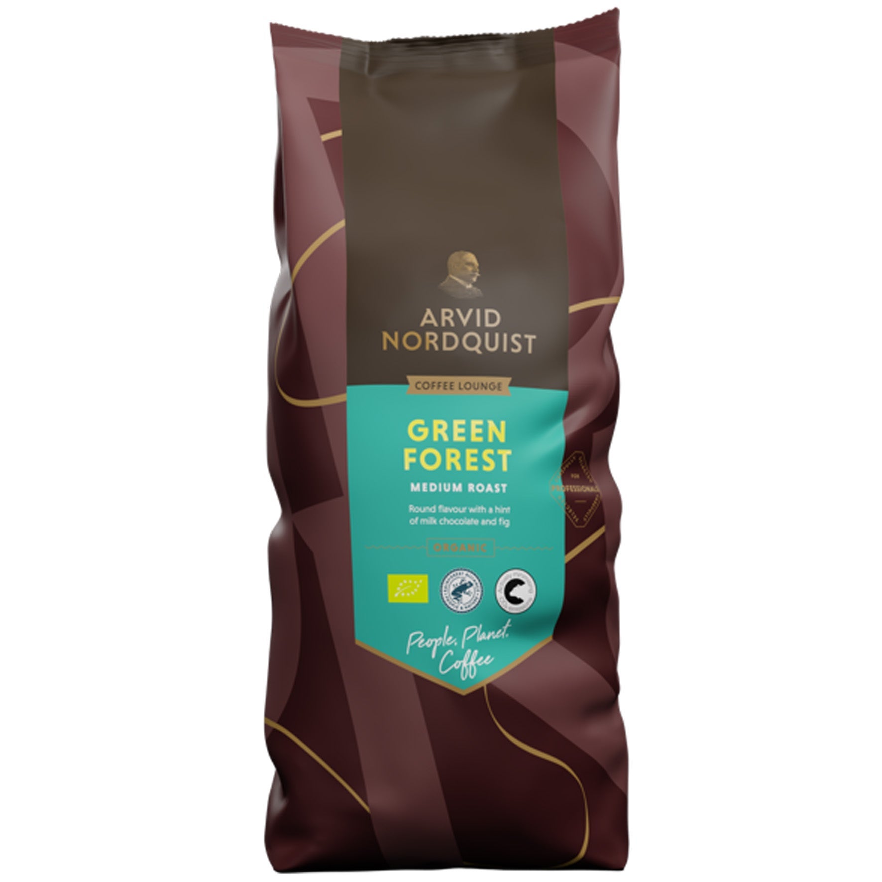 [8567509] Kaffebönor hela Green Forest 1 kg Arvid Nordquist
