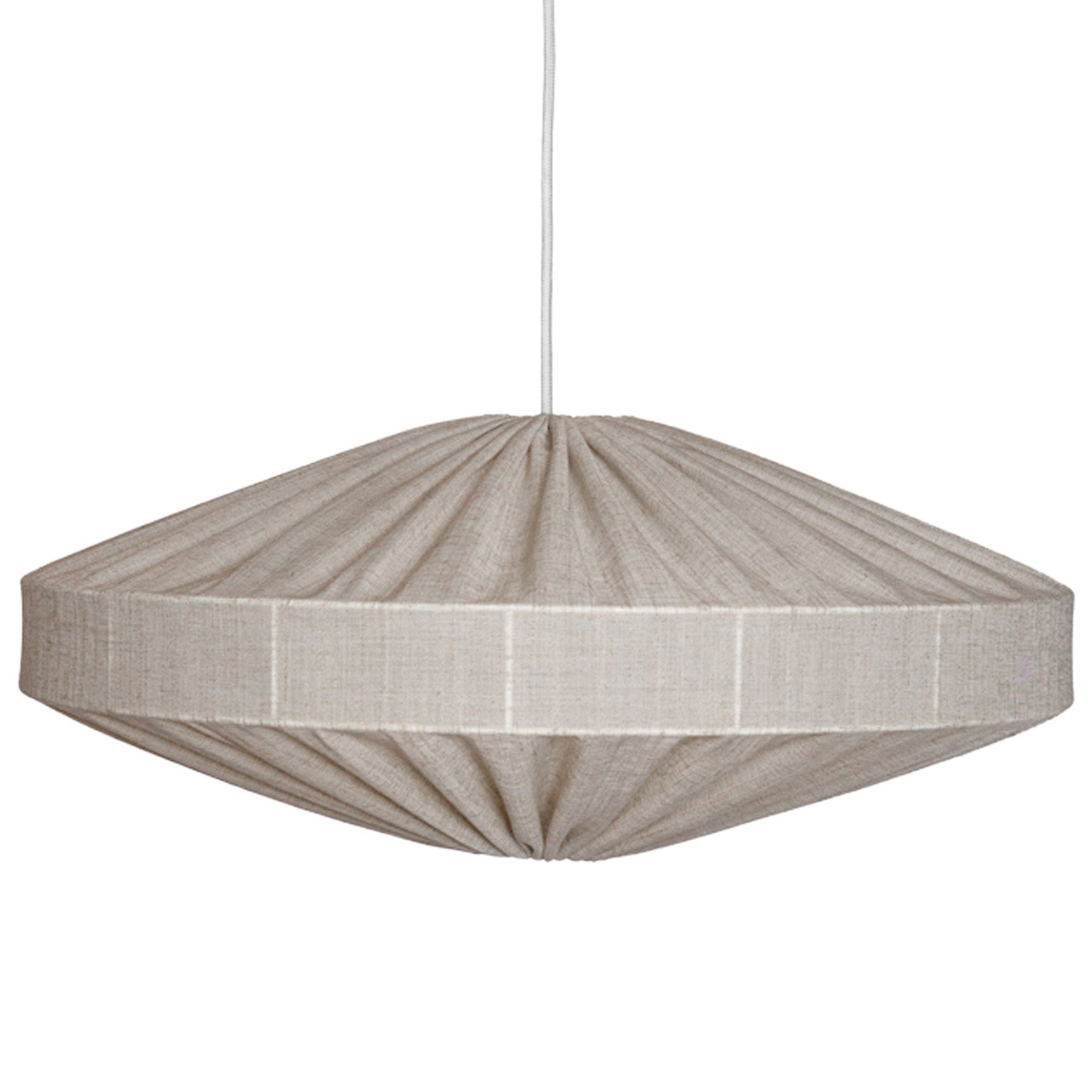 [8567585] Taklampskärm Alba D58 s/v Linero natural 