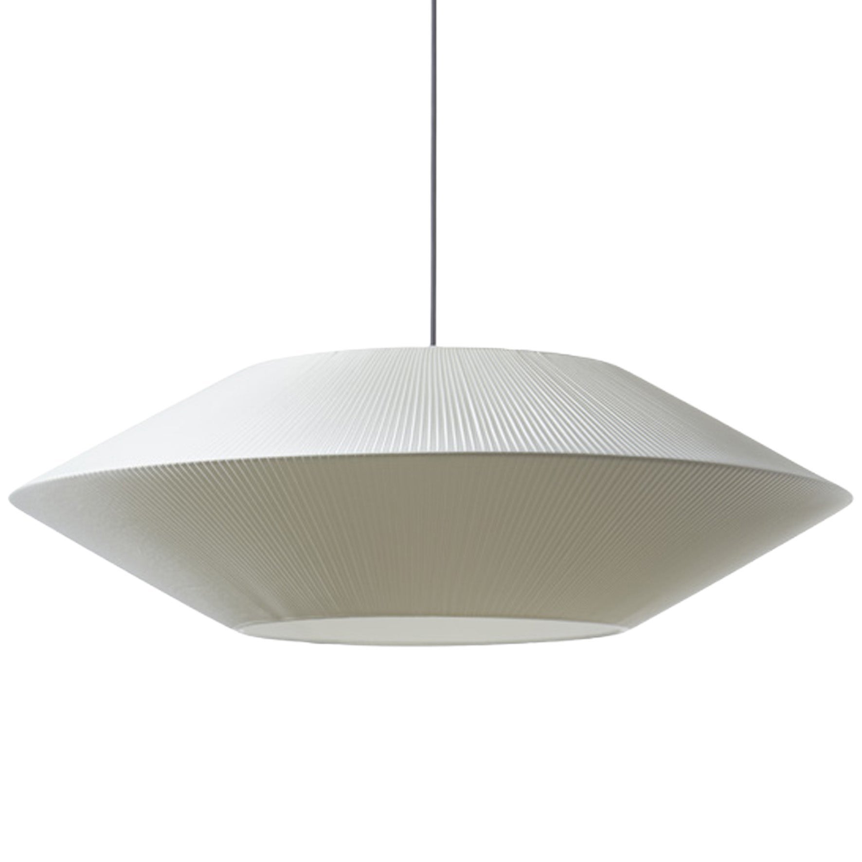 [8567560] Taklampskärm Pollux D75 plisserad off-white