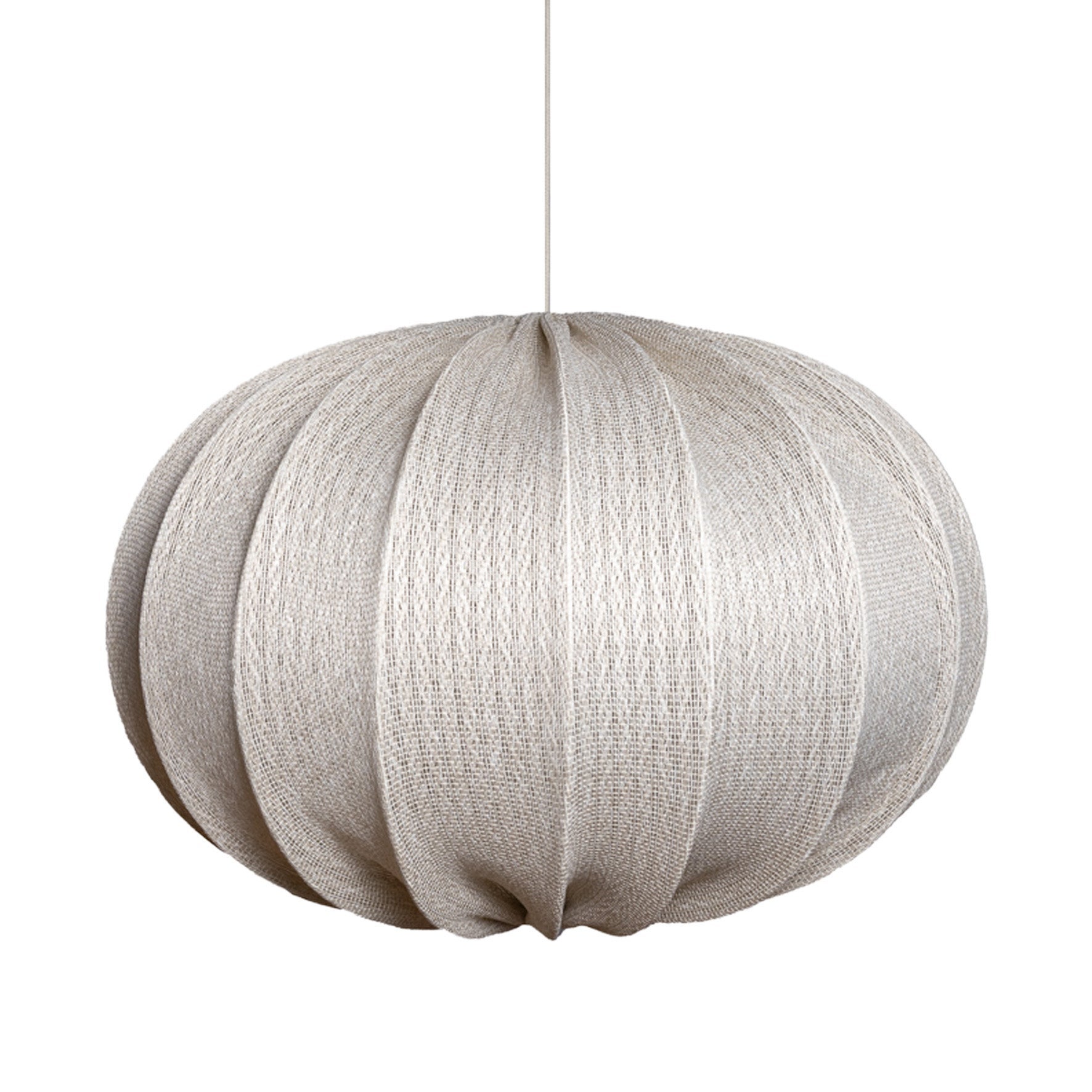 [8567602] Taklampskärm Moon D78 s/v Rotan off-white