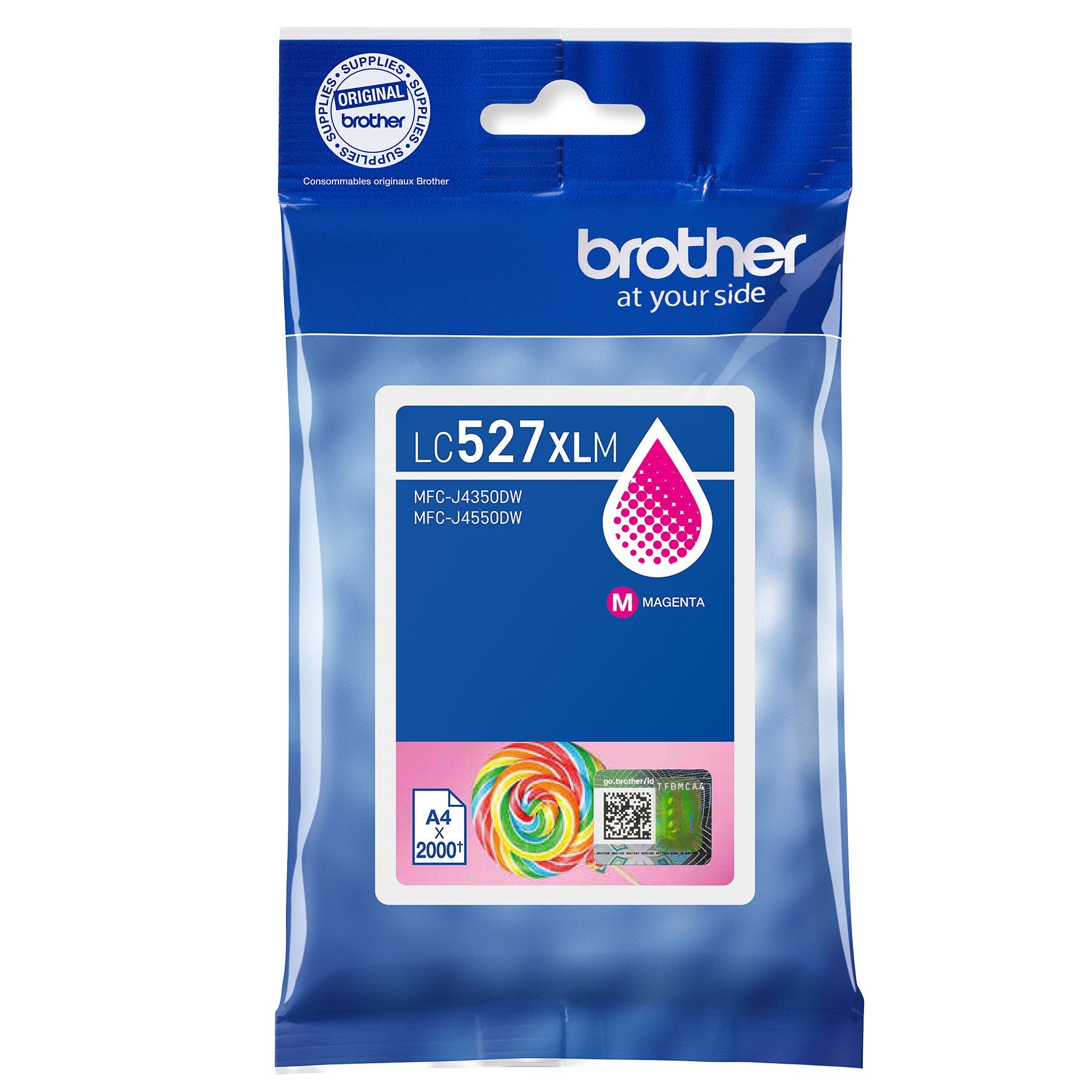 [8567630] Bläckpatron Brother LC527XLM 2K magenta