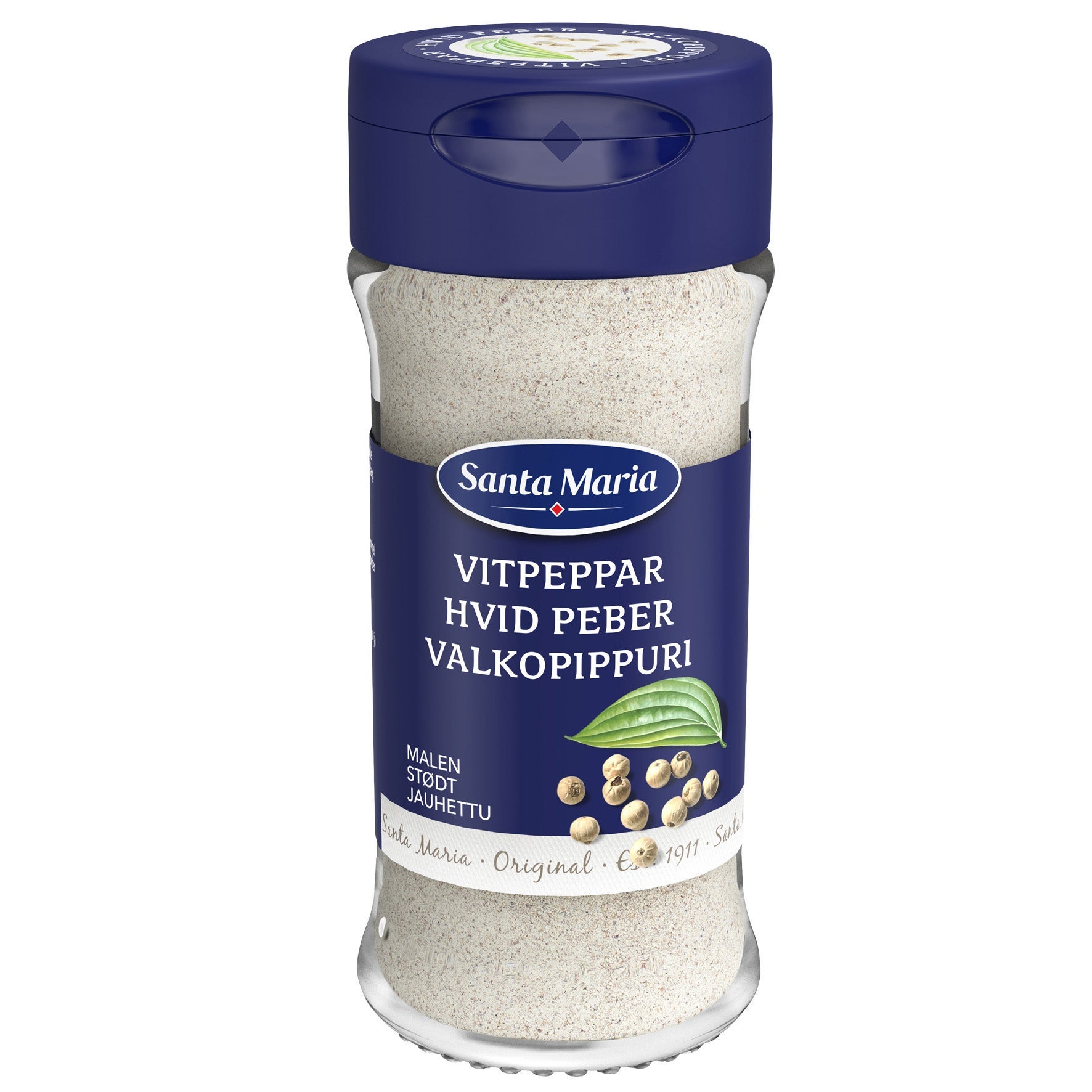 [8567541] Vitpeppar malen 35 g Santa Maria