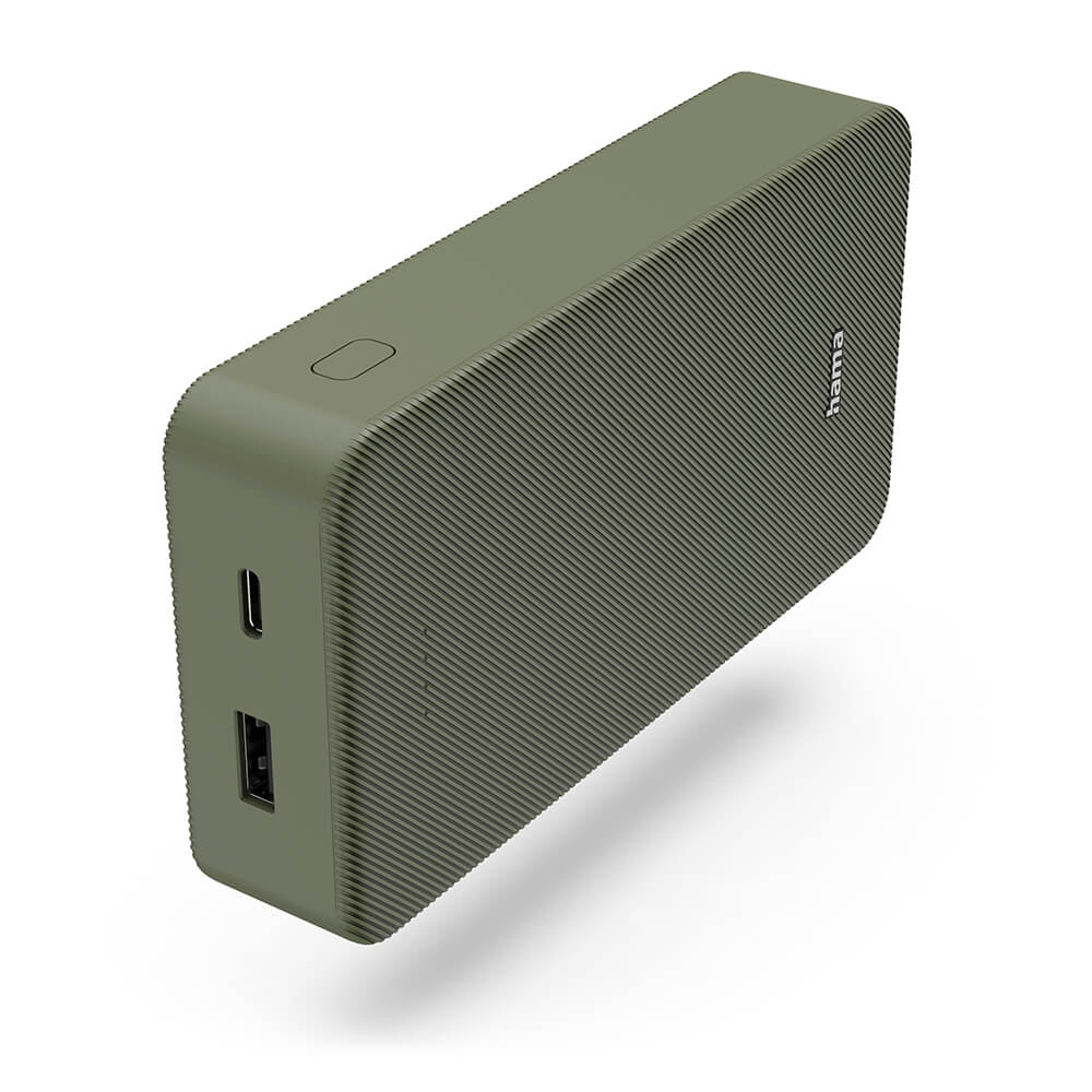 [8568023] Powerbank 20000mAh USB-C+A Grön