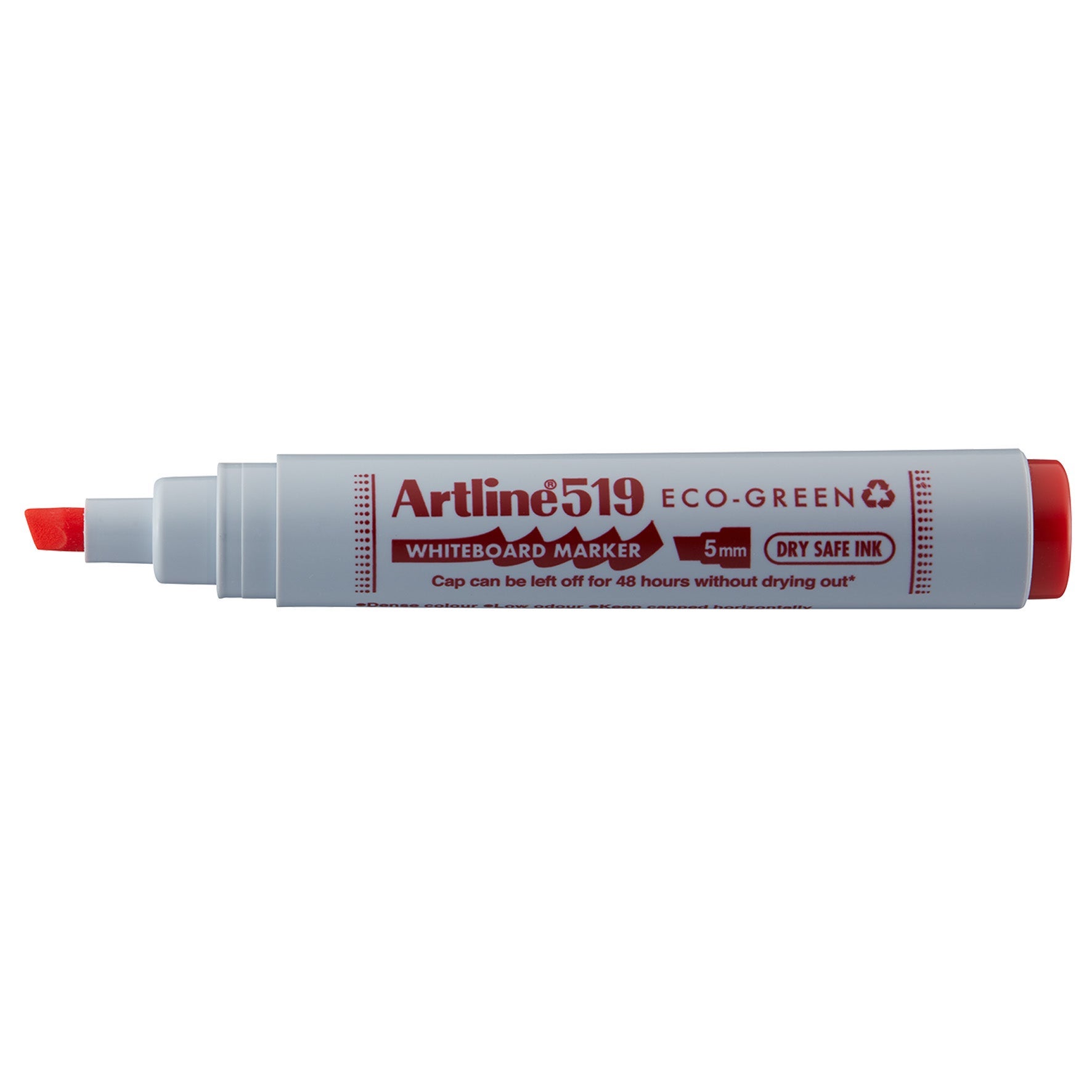 [2409322] Whiteboardpenna Artline 519 Eco-Green snedskuren röd